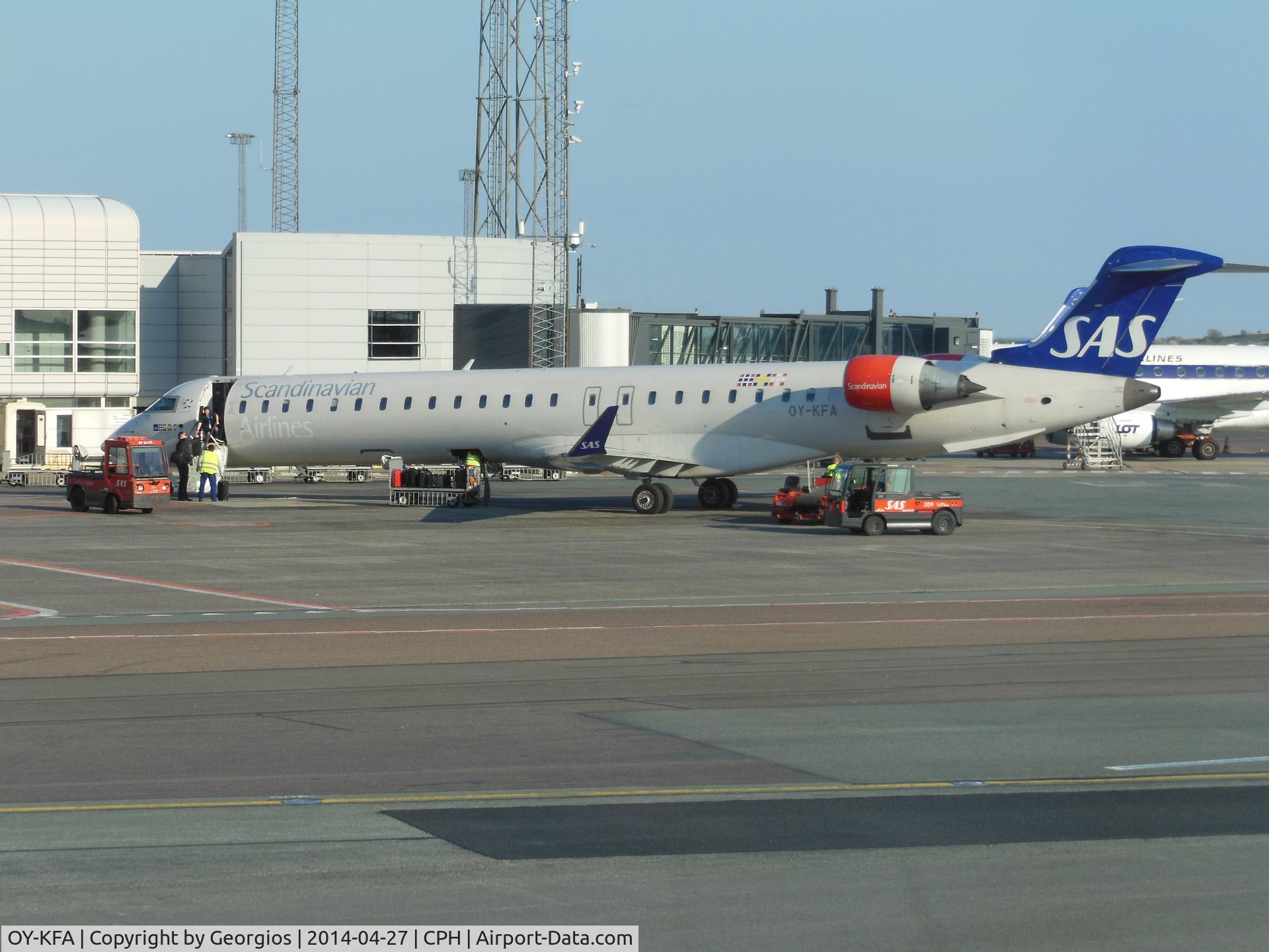 OY-KFA, 2008 Bombardier CRJ-900 (CL-600-2D24) C/N 15206, CPH Airport
