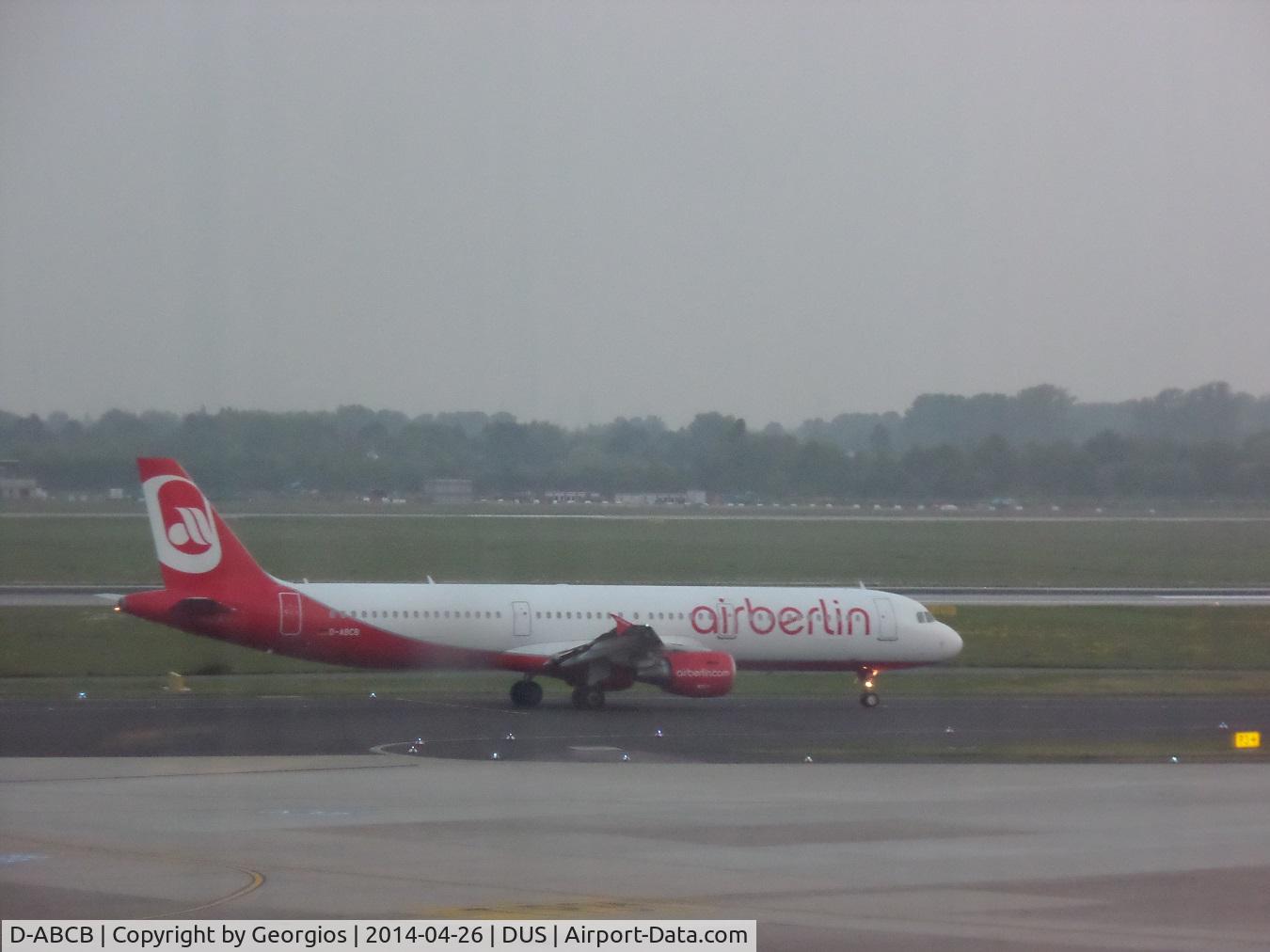 D-ABCB, 2008 Airbus A321-211 C/N 3749, Düsseldorf Airport