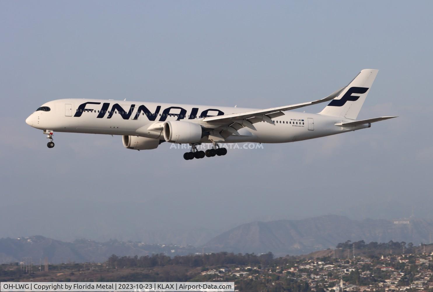 OH-LWG, 2016 Airbus A350-941 C/N 051, FIN A359 zx HEL-LAX