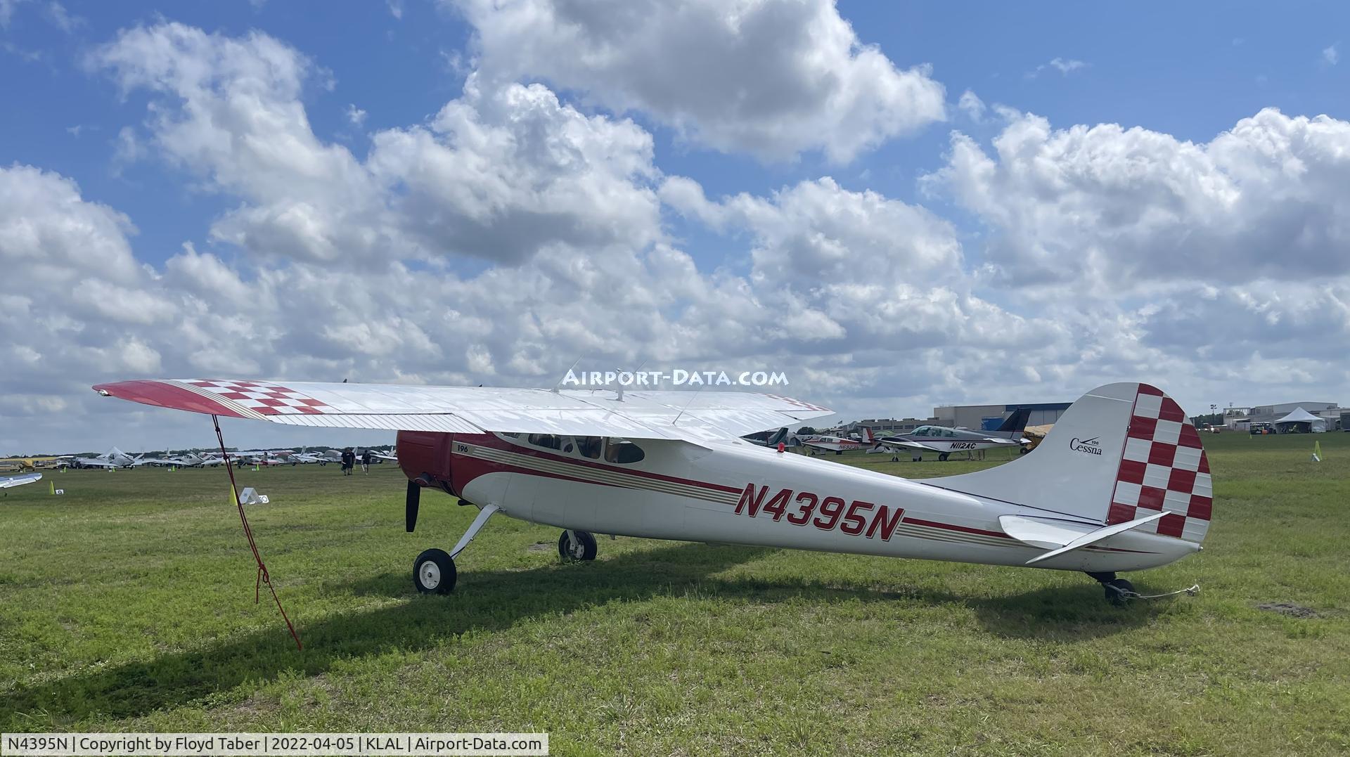 N4395N, 1947 Cessna 195 C/N 7010, Sun n Fun 2022