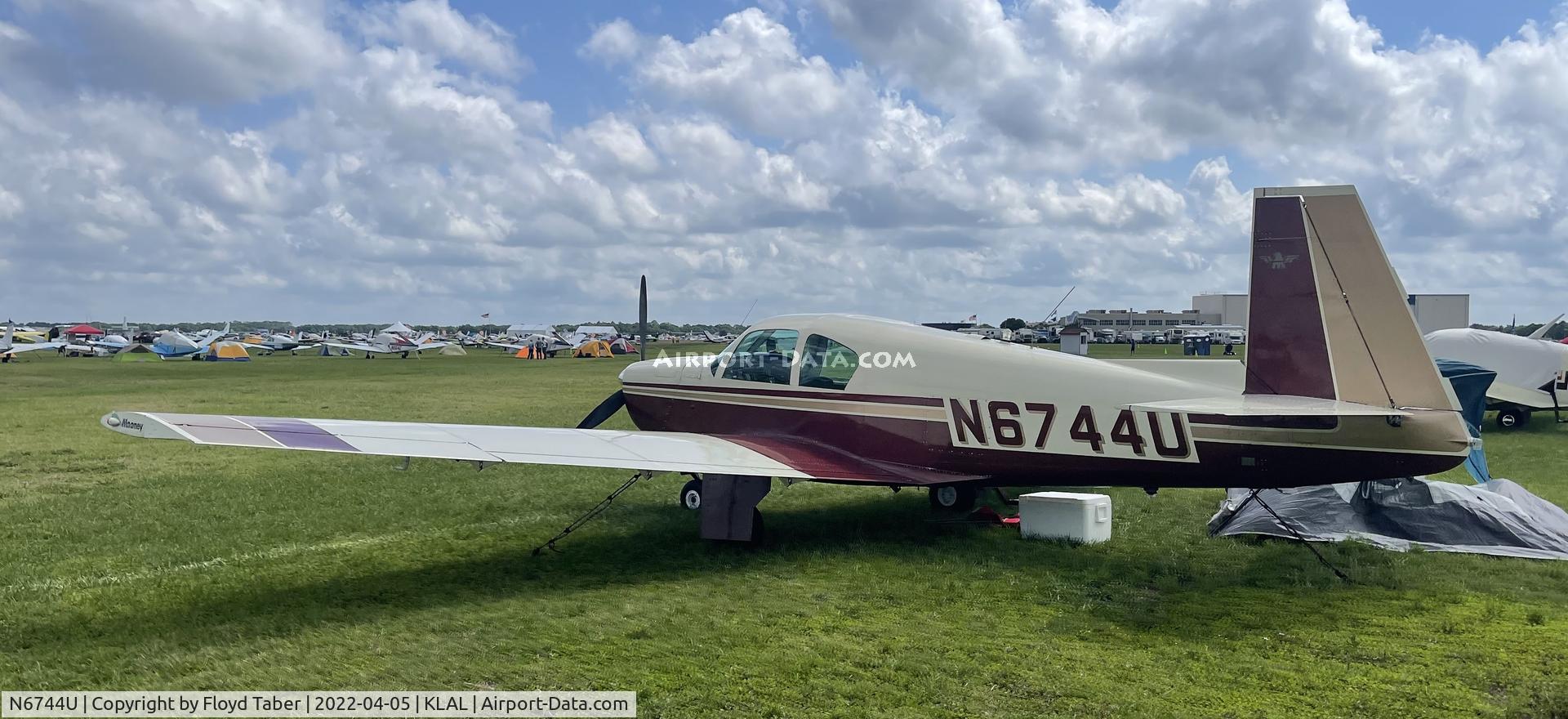 N6744U, 1963 Mooney M20D Master C/N 170, Sun n Fun 2022