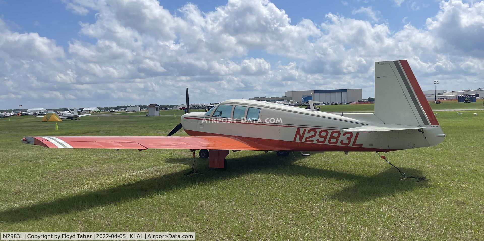 N2983L, 1967 Mooney M20F Executive C/N 670342, Sun n Fun 2022