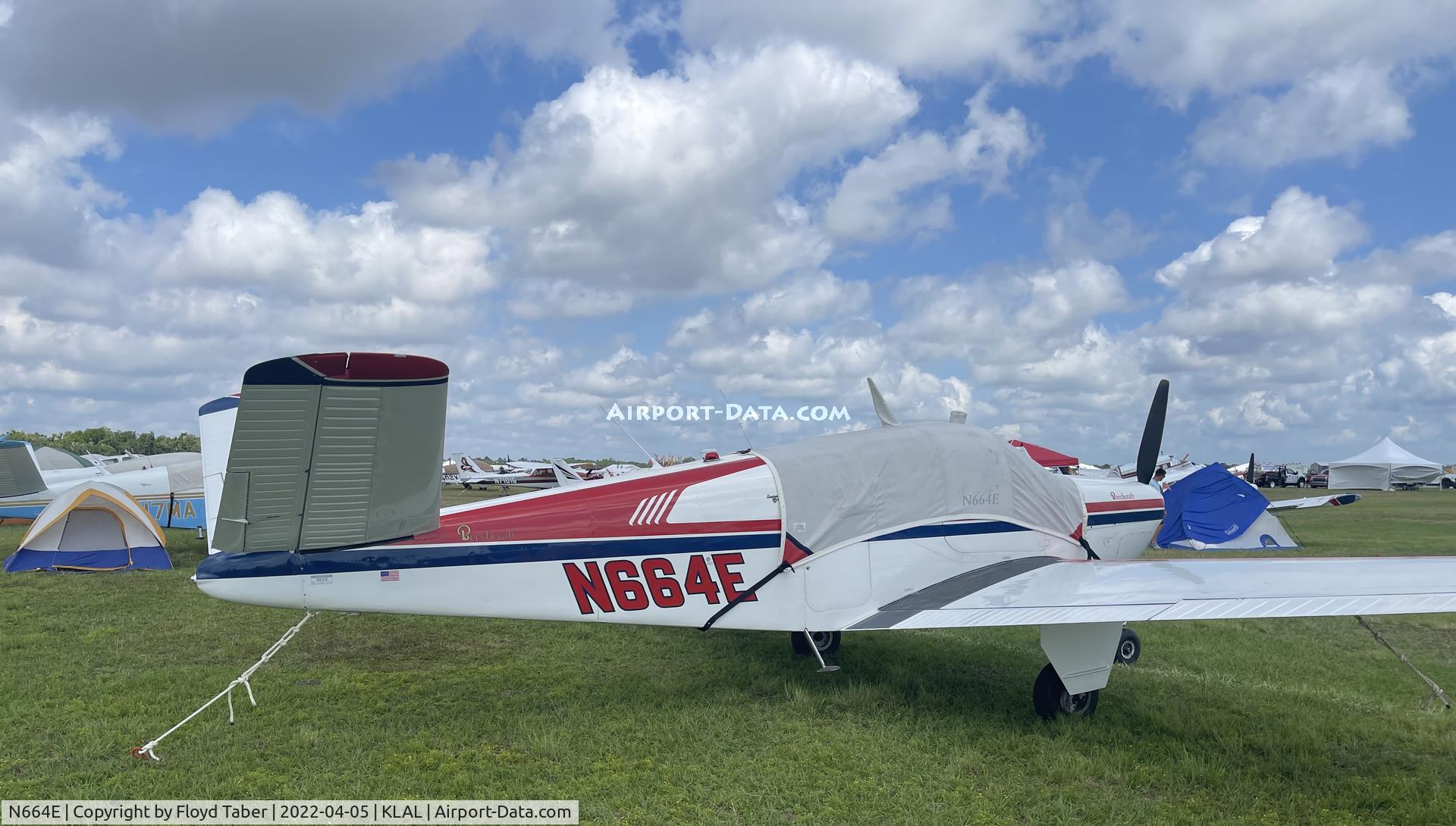 N664E, 1951 Beech C35 Bonanza C/N D-2934, Sun n Fun 2022