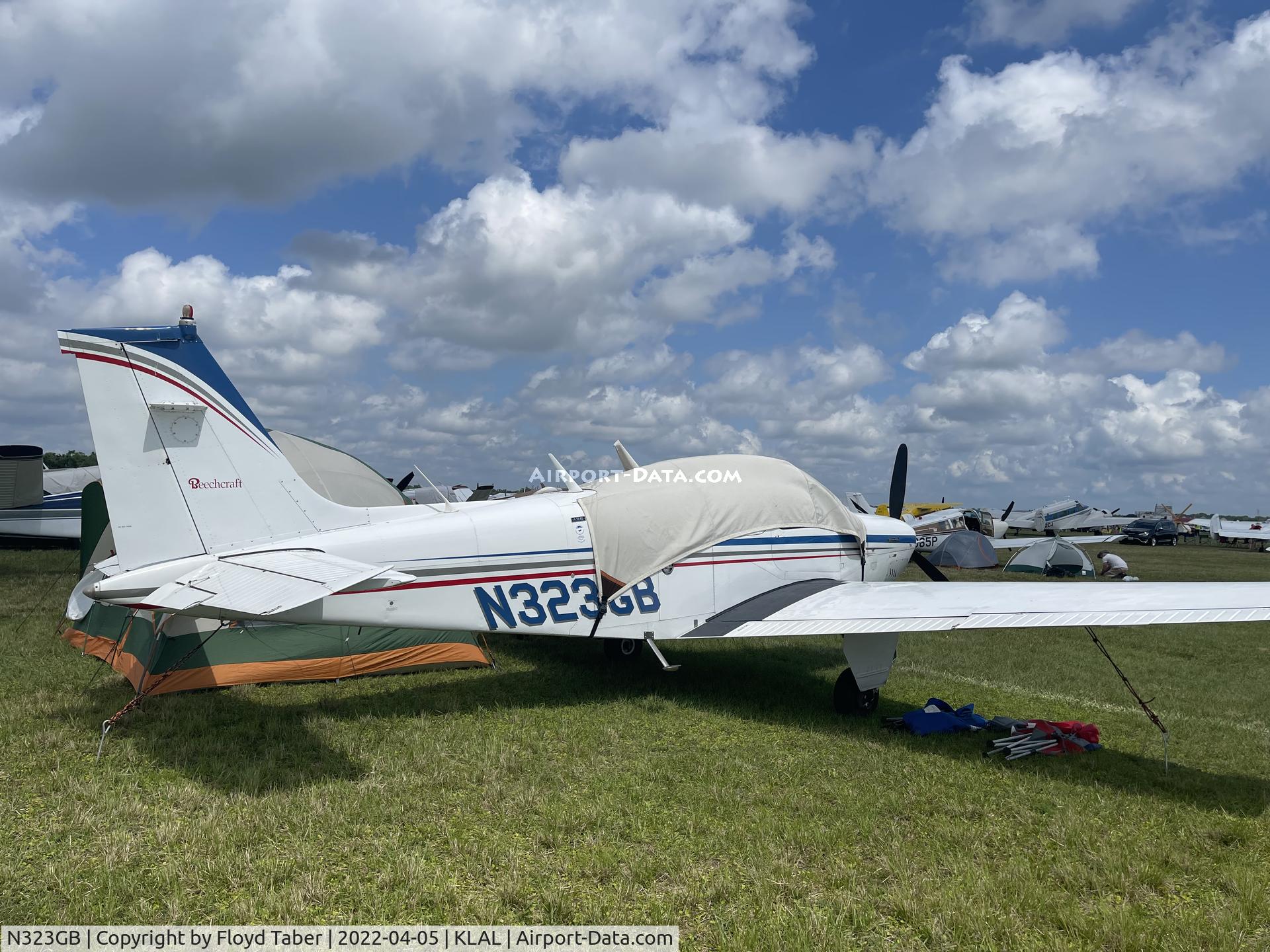 N323GB, 1975 Beech A36 Bonanza 36 C/N E-647, Sun n Fun 2022