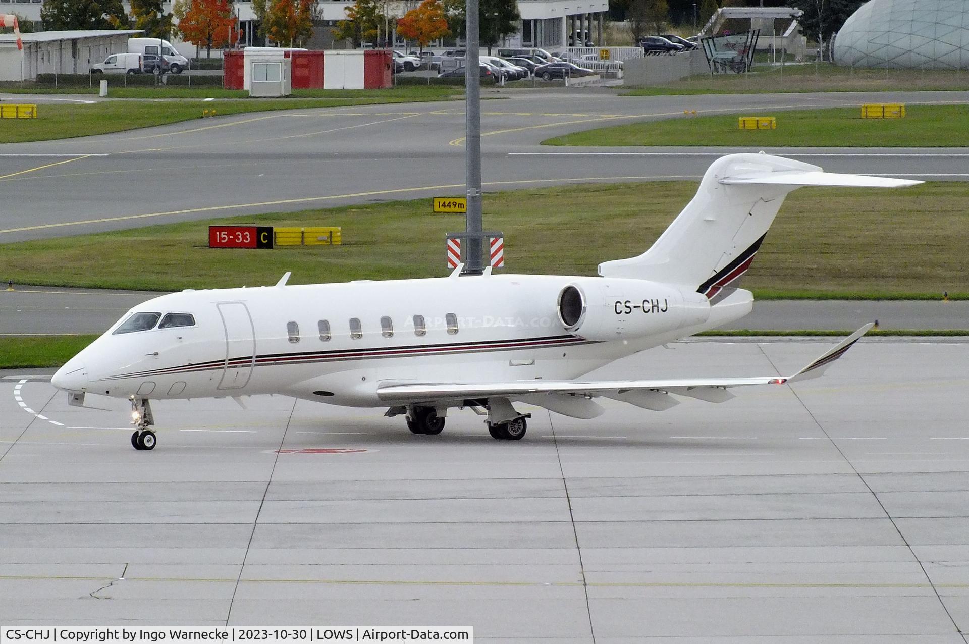 CS-CHJ, 2019 Bombardier Challenger 350 (BD-100-1A10) C/N 20832, Bombardier BD-100 Challenger 350 at Salzburg airport W.A.Mozart