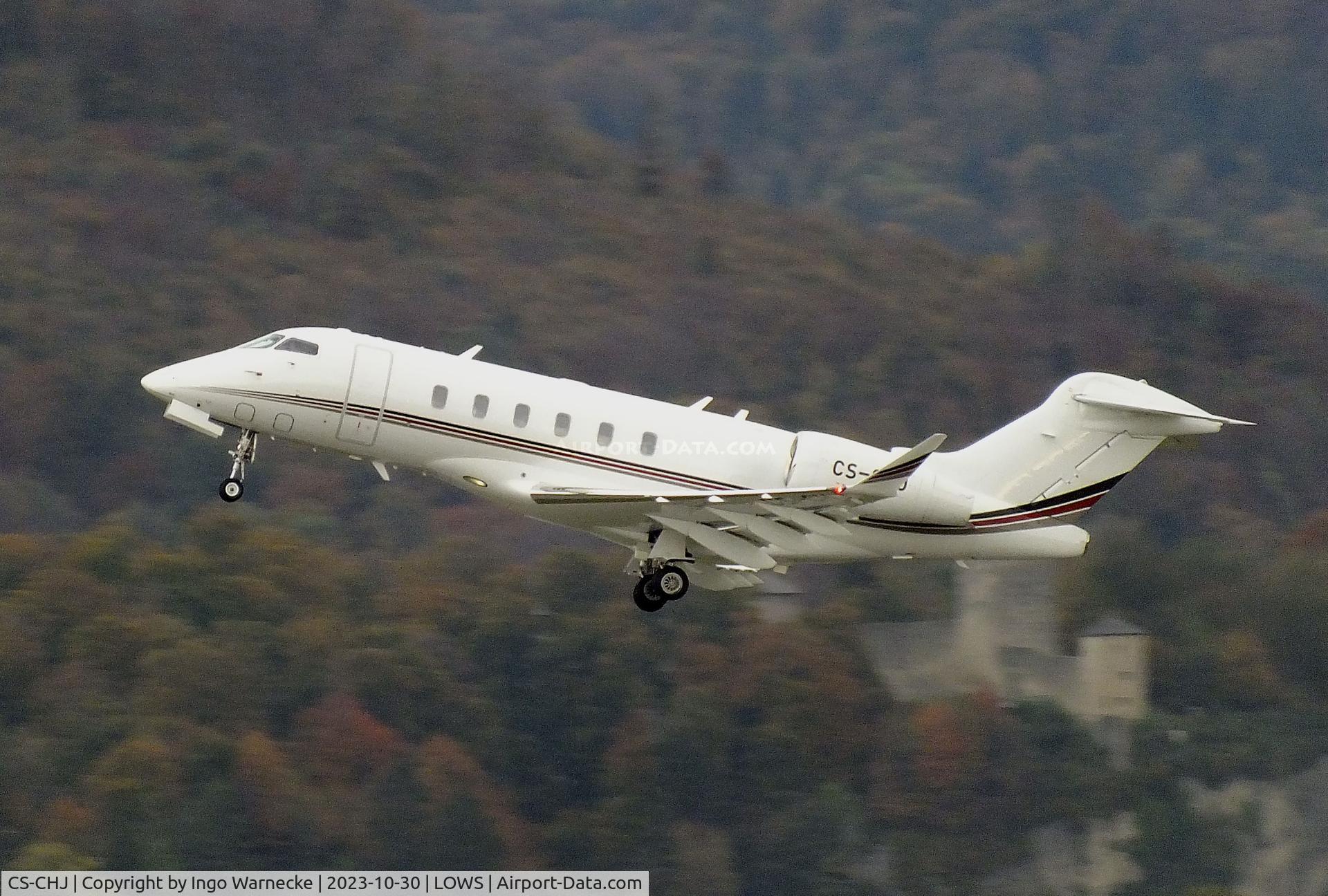 CS-CHJ, 2019 Bombardier Challenger 350 (BD-100-1A10) C/N 20832, Bombardier BD-100 Challenger 350 at Salzburg airport W.A.Mozart