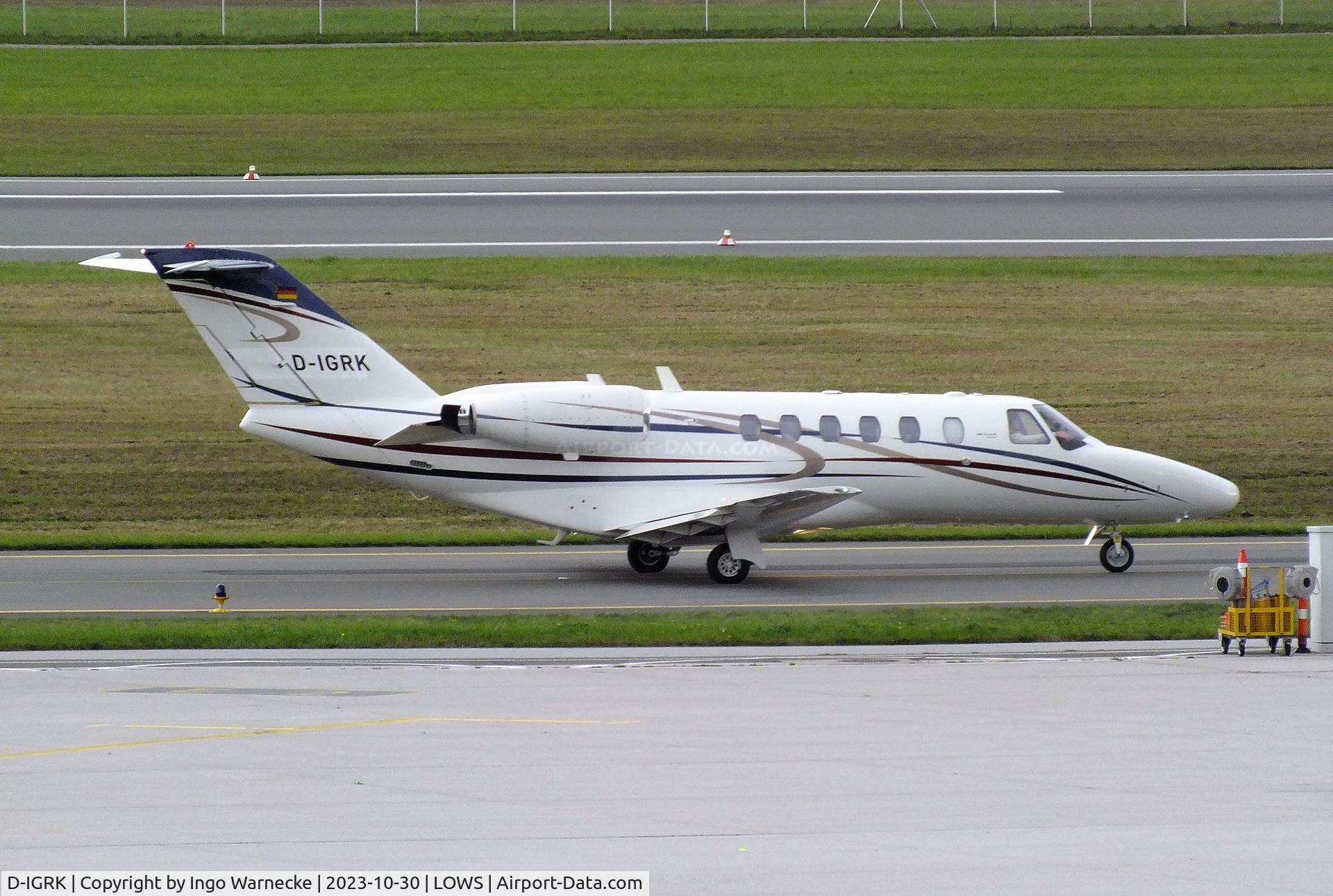 D-IGRK, 2004 Cessna 525A CitationJet CJ2 C/N 525A0220, Cessna 525A CitationJet 2 at Salzburg airport W.A.Mozart