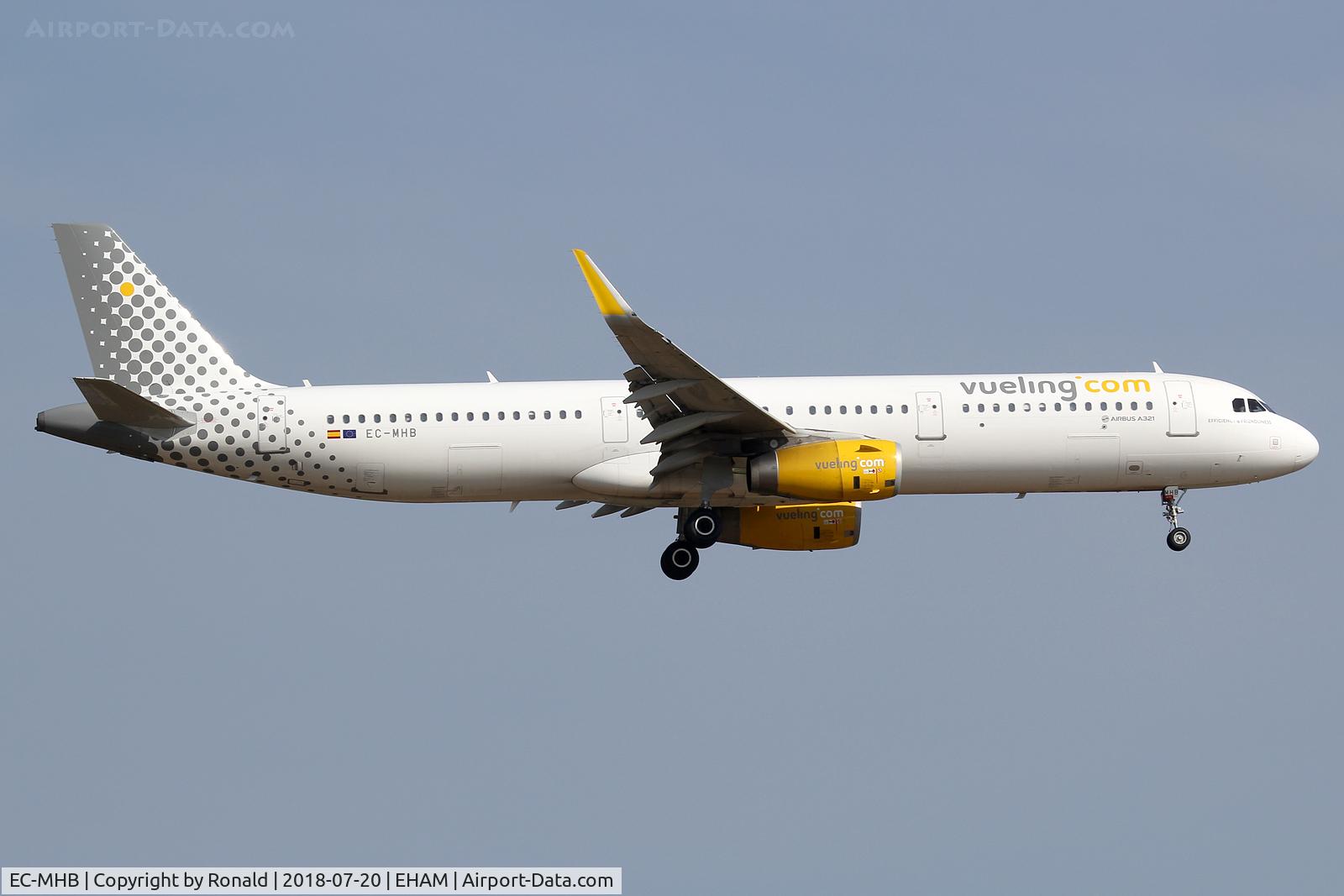 EC-MHB, 2015 Airbus A321-231 C/N 6691, at spl