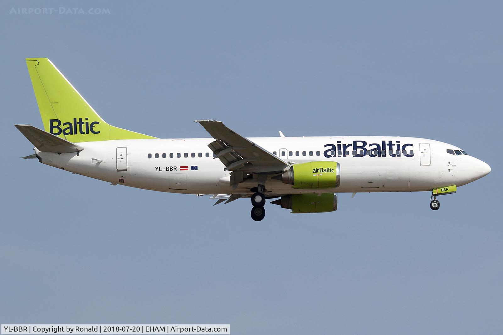 YL-BBR, 1998 Boeing 737-31S C/N 29266, at spl