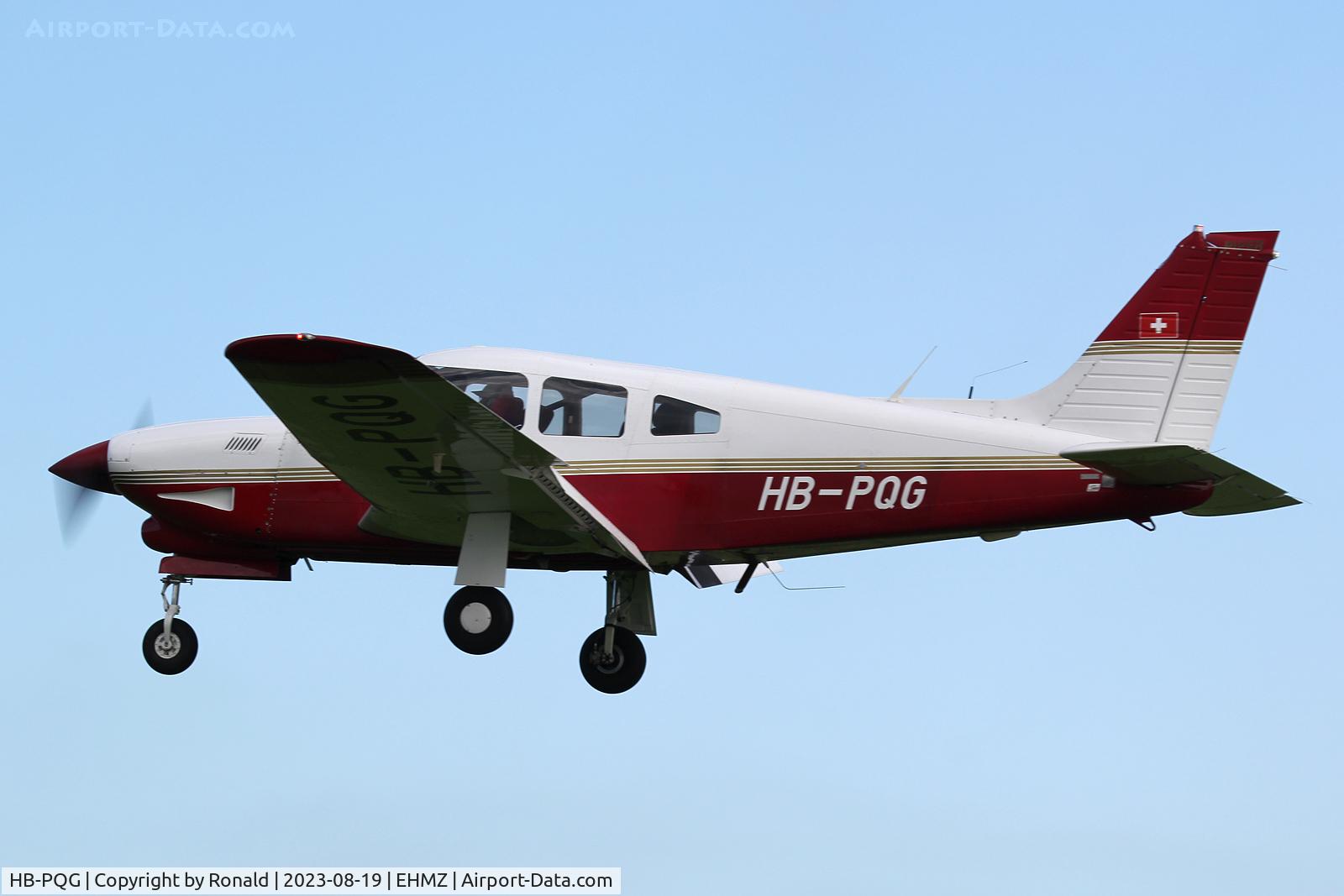 HB-PQG, 1977 Piper PA-28R-201T Cherokee Arrow III C/N 28R-7803047, at ehmz