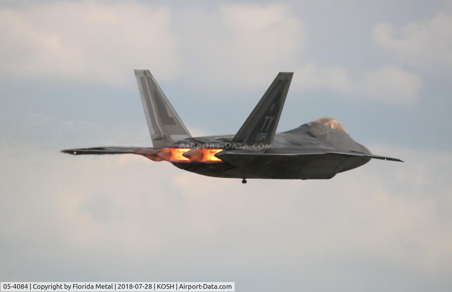 05-4084, Lockheed Martin F-22A Raptor C/N 4084, OSH 2018 zx