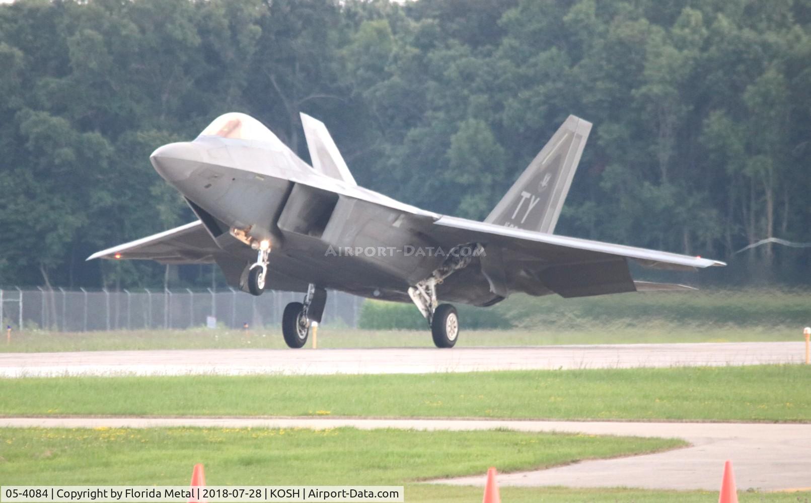 05-4084, Lockheed Martin F-22A Raptor C/N 4084, OSH 2018 zx