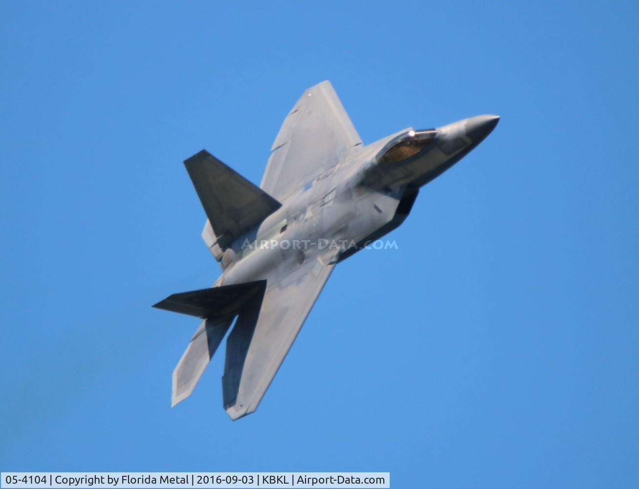 05-4104, 2005 Lockheed Martin F-22A Raptor C/N 4104, Cleveland 2016 zx