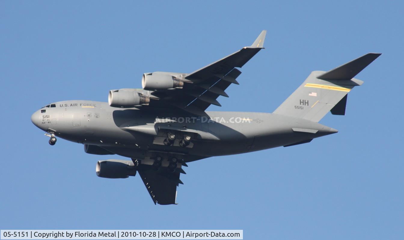 05-5151, 2005 Boeing C-17A Globemaster III C/N P-151, MCO zx Airlift and Tanker Convention 2010