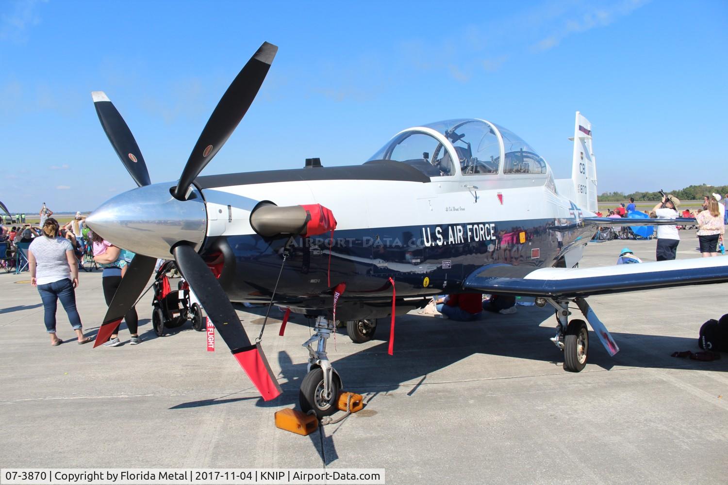 07-3870, 2007 Raytheon Beech T-6A Texan II C/N PT-425, NAS JAX 2017 zx