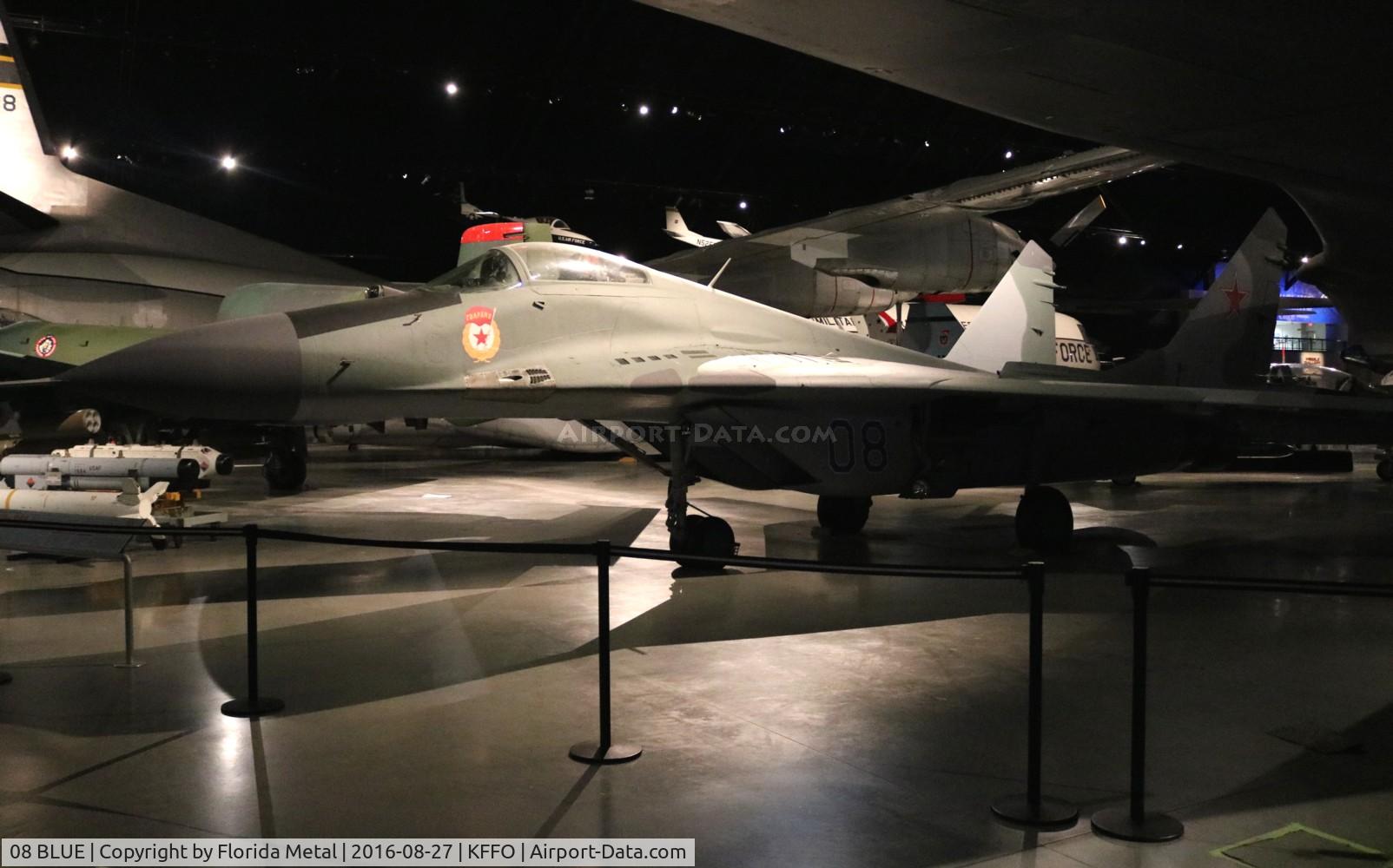 08 BLUE, Mikoyan-Gurevich MiG-29A C/N 2960516761, USAF Museum zx