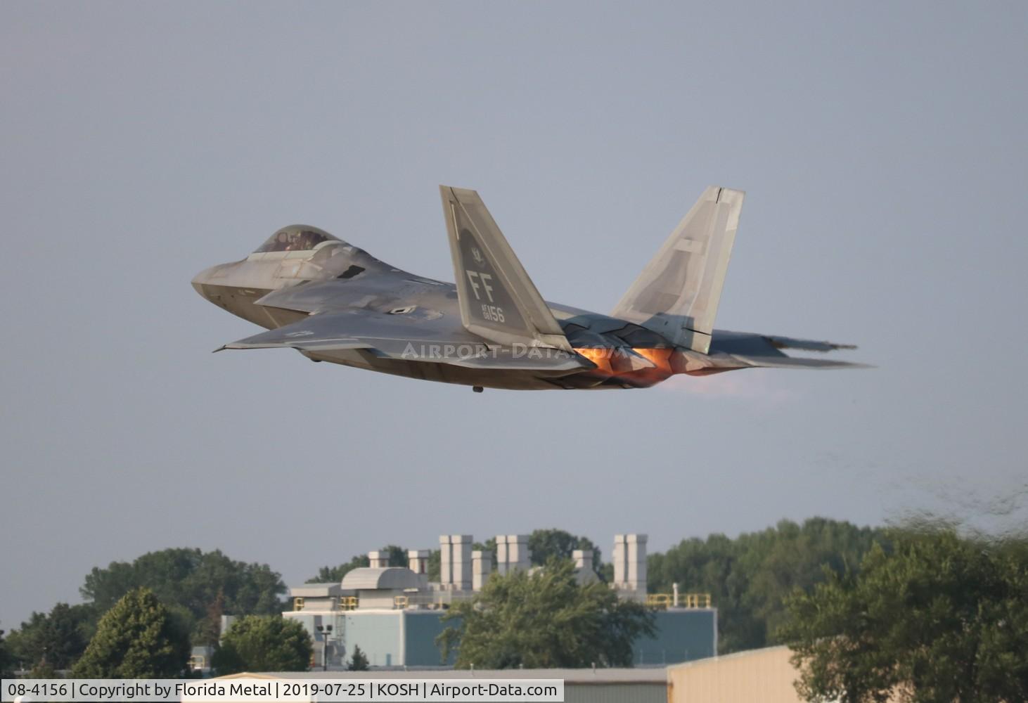 08-4156, 2008 Lockheed Martin F-22A Raptor C/N 645-4156, OSH 2019 zx