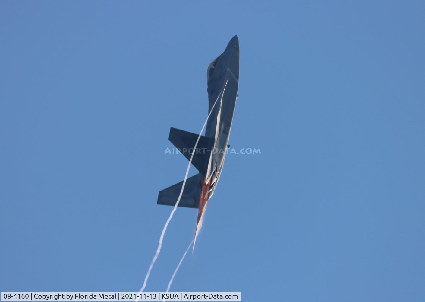 08-4160, 2008 Lockheed Martin F-22A Raptor C/N 4160, Stuart 2021 zx