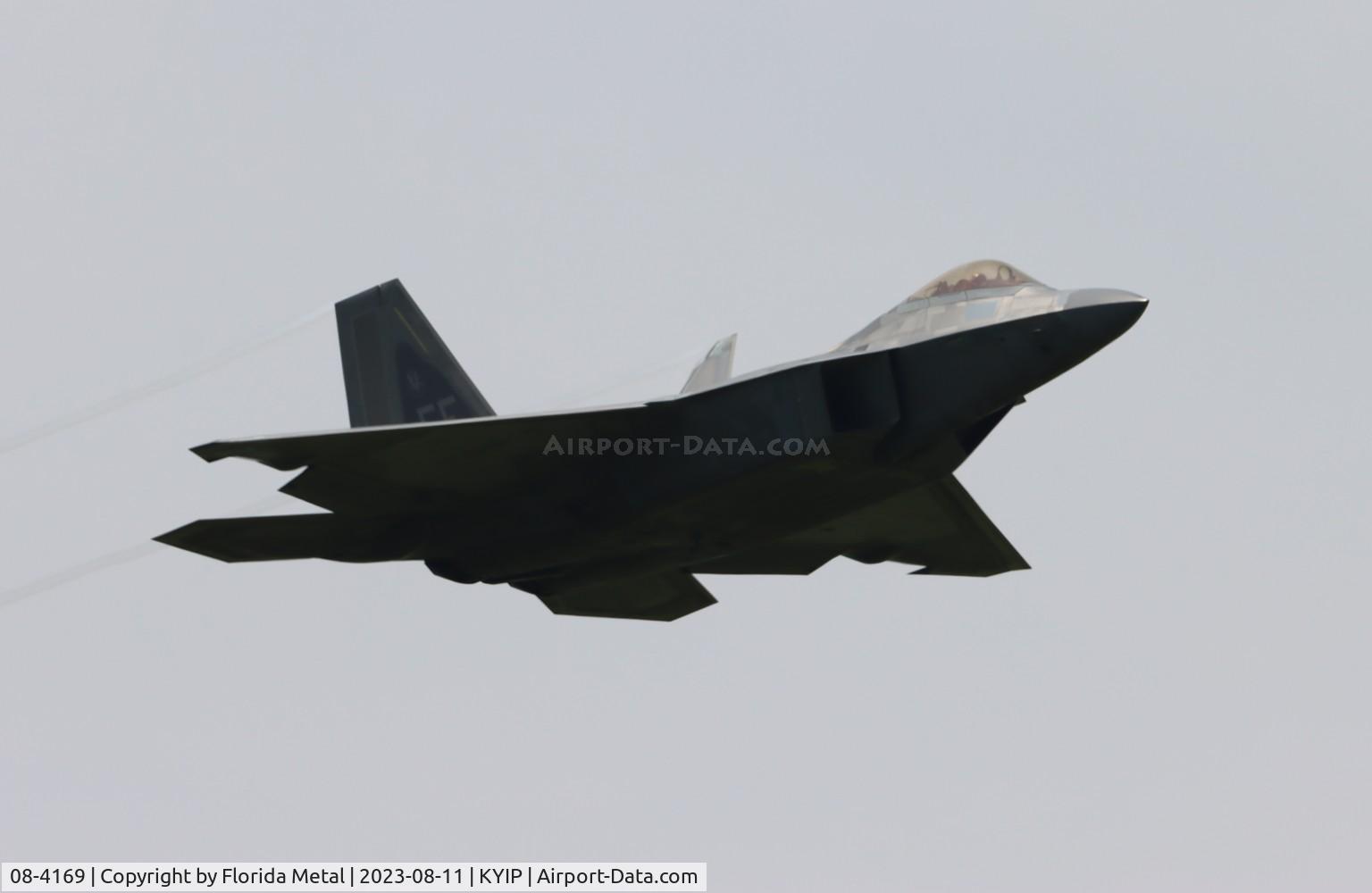 08-4169, 2008 Lockheed Martin F-22A Raptor C/N 645-4169, Thunder Over Michigan 2023 zx