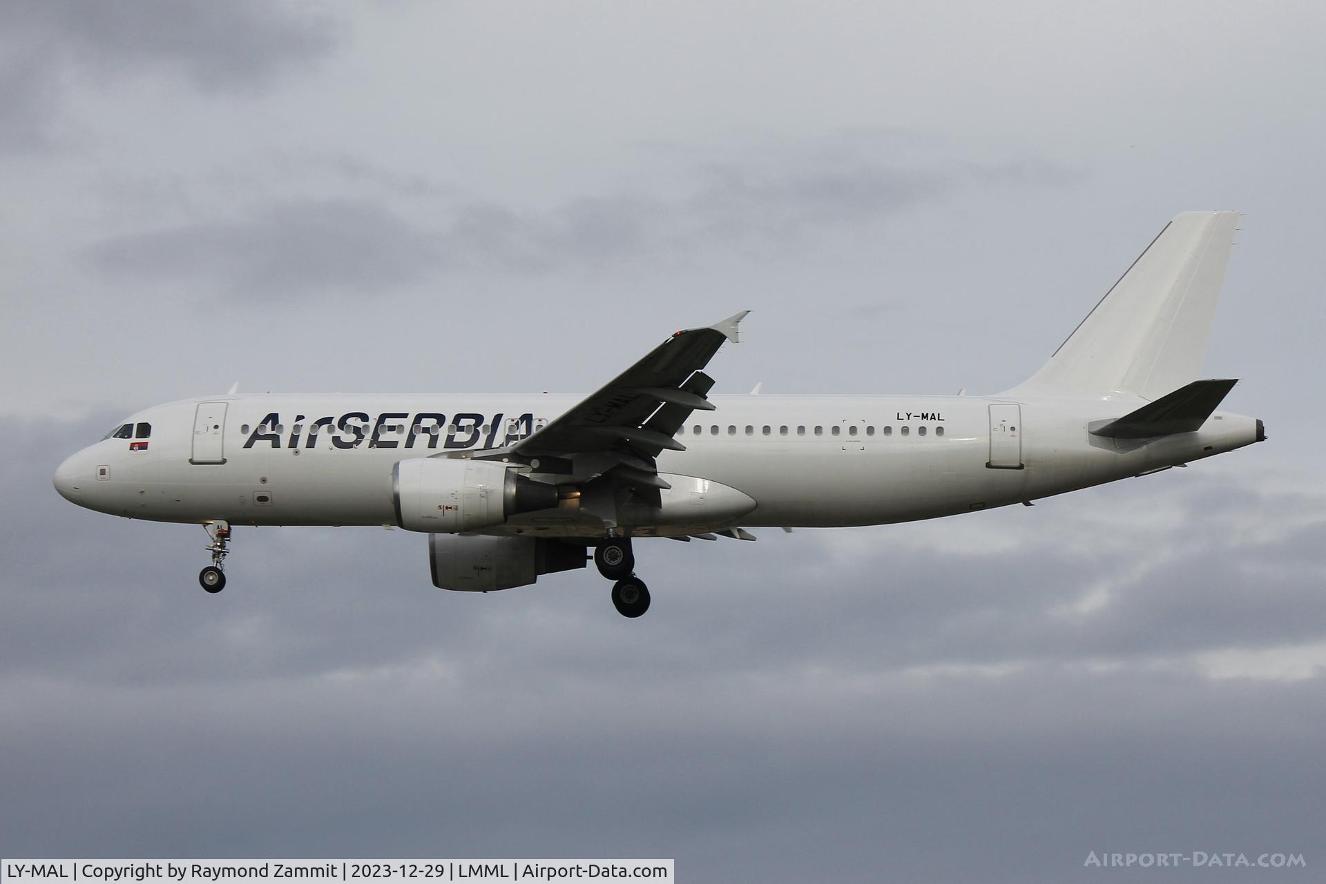 LY-MAL, 2007 Airbus A320-214 C/N 3068, A320 LY-MAL Air Serbia