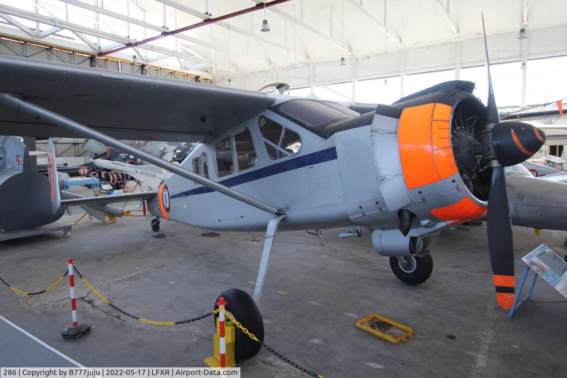 286, Max Holste MH-1521 Broussard C/N 286, at Musée de l'Aéronautique Navale