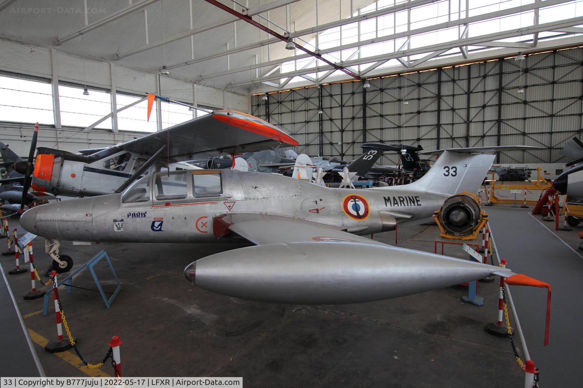 33, Morane-Saulnier MS.760 Paris C/N 33, at Musée de l'Aéronautique Navale