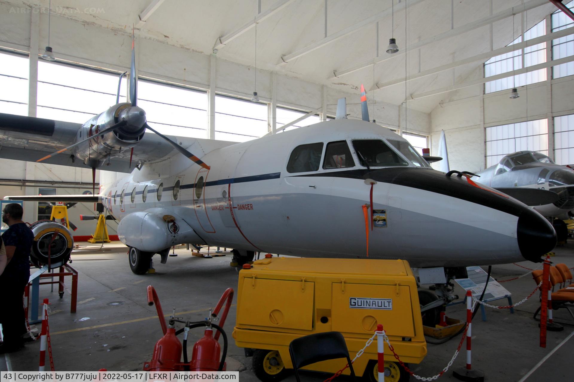 43, 1968 Aerospatiale N-262A Fregate C/N 43, at Musée de l'Aéronautique Navale