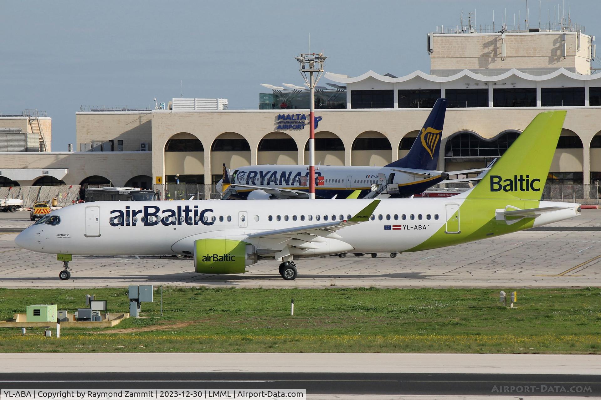 YL-ABA, 2021 Airbus A220-300 C/N 55121, A220 YL-ABA Air Baltic