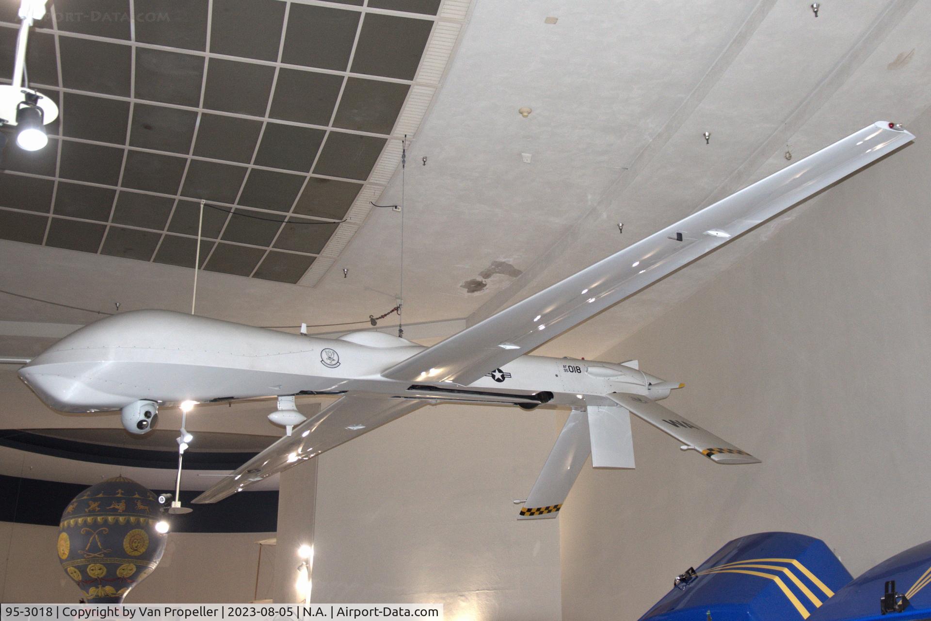 95-3018, General Atomics RQ-1K Predator C/N P-018, USAF General Atomics RQ-1K Predator in the San Diego Air & Space Museum