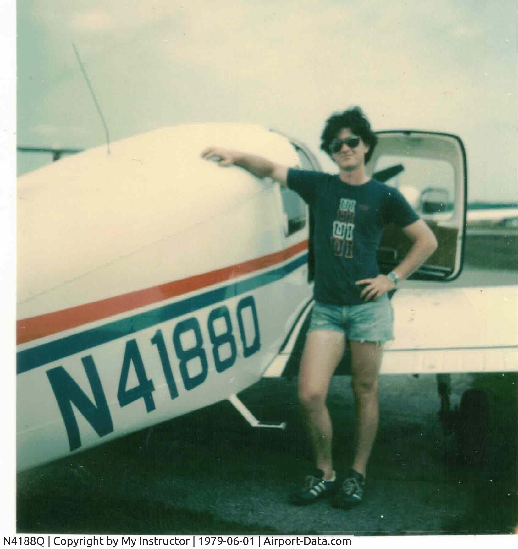 N4188Q, Piper PA-28-140 C/N 28-7725236, Flew this for a couple hours as part of a 10-hour solo package at Elgin Airport, Elgin, IL in 1979. Airport was shut down in 1983 to make way for an industrial park.