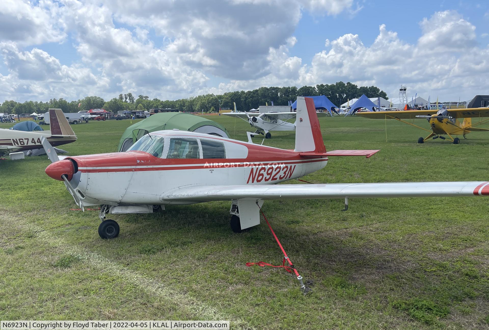 N6923N, 1968 Mooney M20C Ranger C/N 680181, Sun n Fun 2022