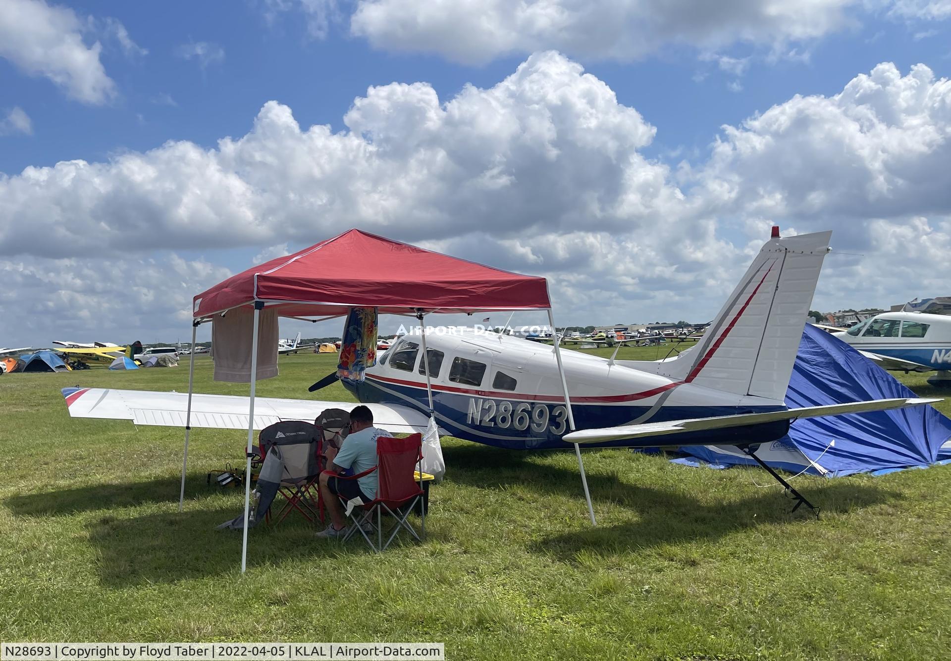 N28693, 1979 Piper PA-32-300 Cherokee Six C/N 32-7940121, Sun n Fun 2022