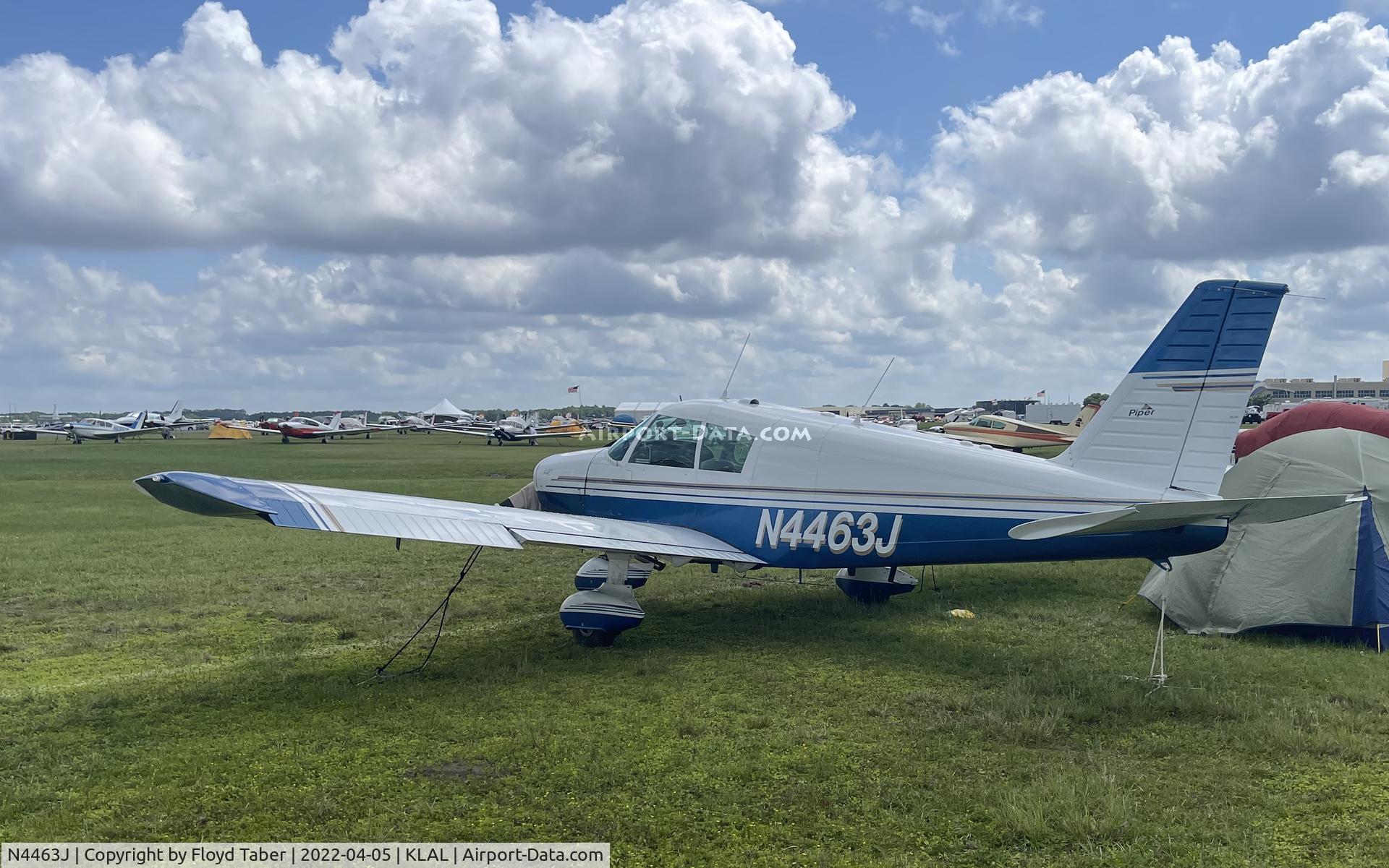 N4463J, 1967 Piper PA-28-140 C/N 28-22878, Sun n Fun 2022