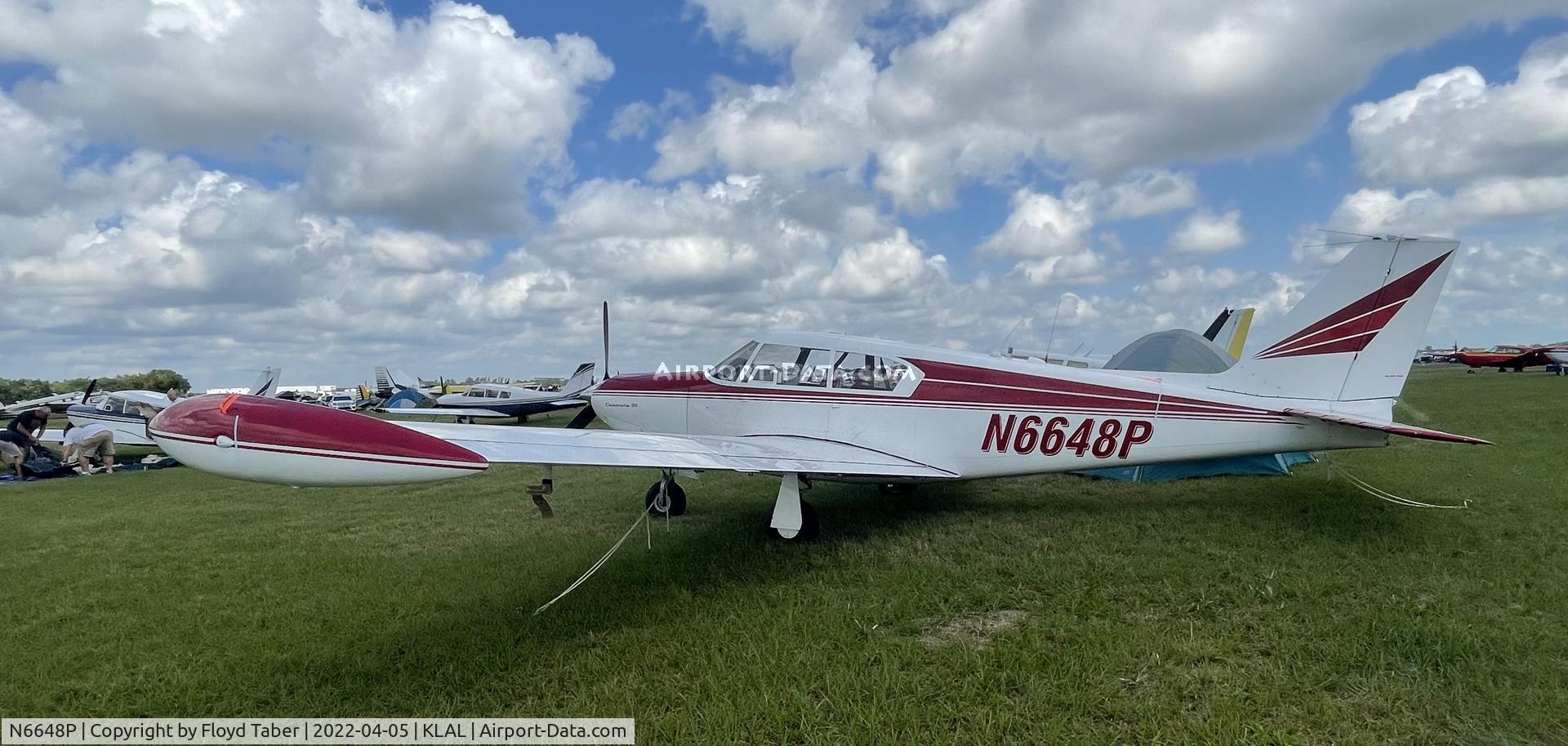N6648P, 1960 Piper PA-24-250 Comanche C/N 24-1770, Sun n Fun 2022