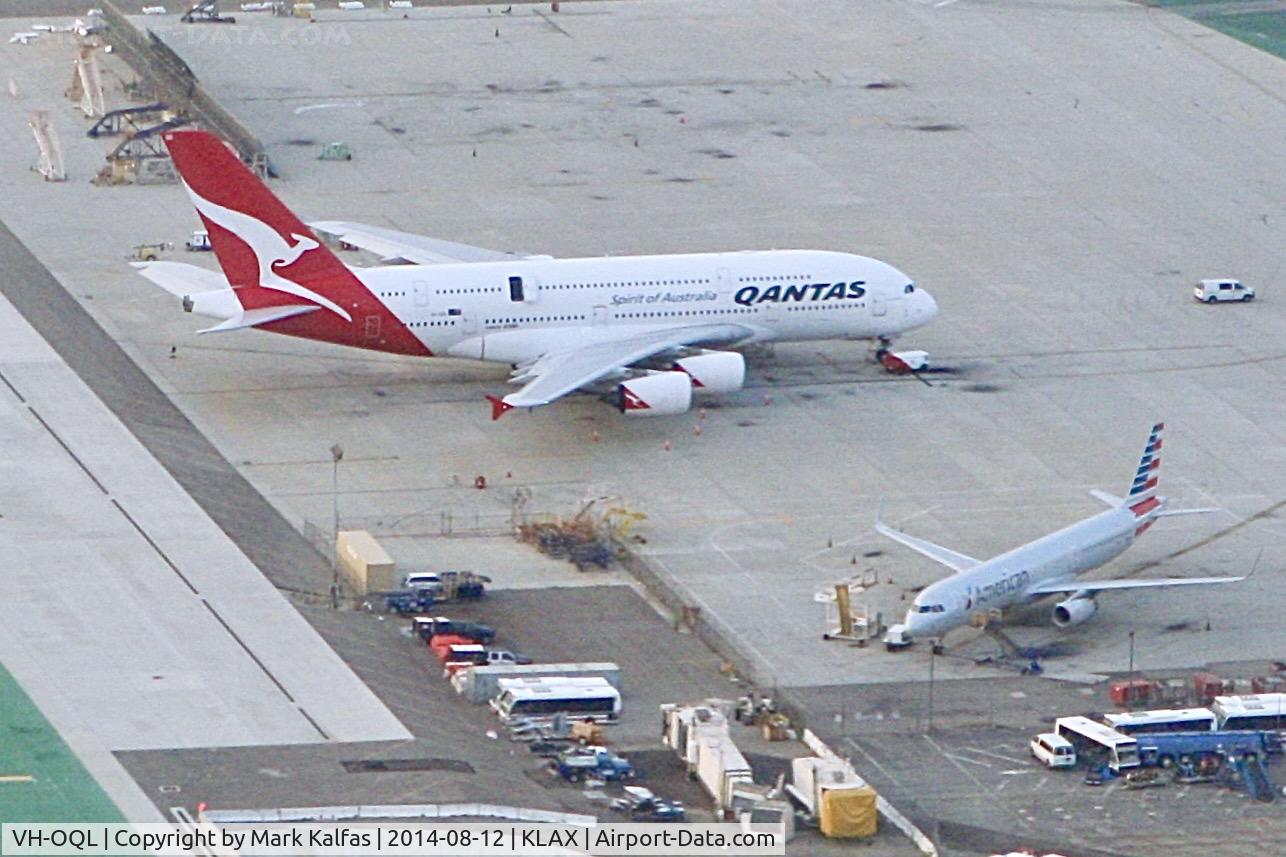 VH-OQL, 2011 Airbus A380-842 C/N 074, A382 Qantas Airbus A380-842 VH-QQL at LAX
