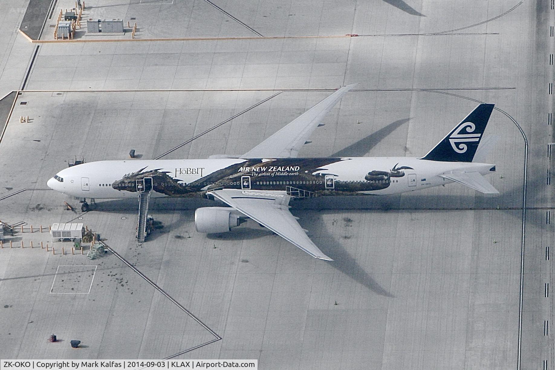 ZK-OKO, 2011 Boeing 777-306/ER C/N 38407, B77W Air New Zealand B777-319(ER) ZK-OKO Smaug at LAX