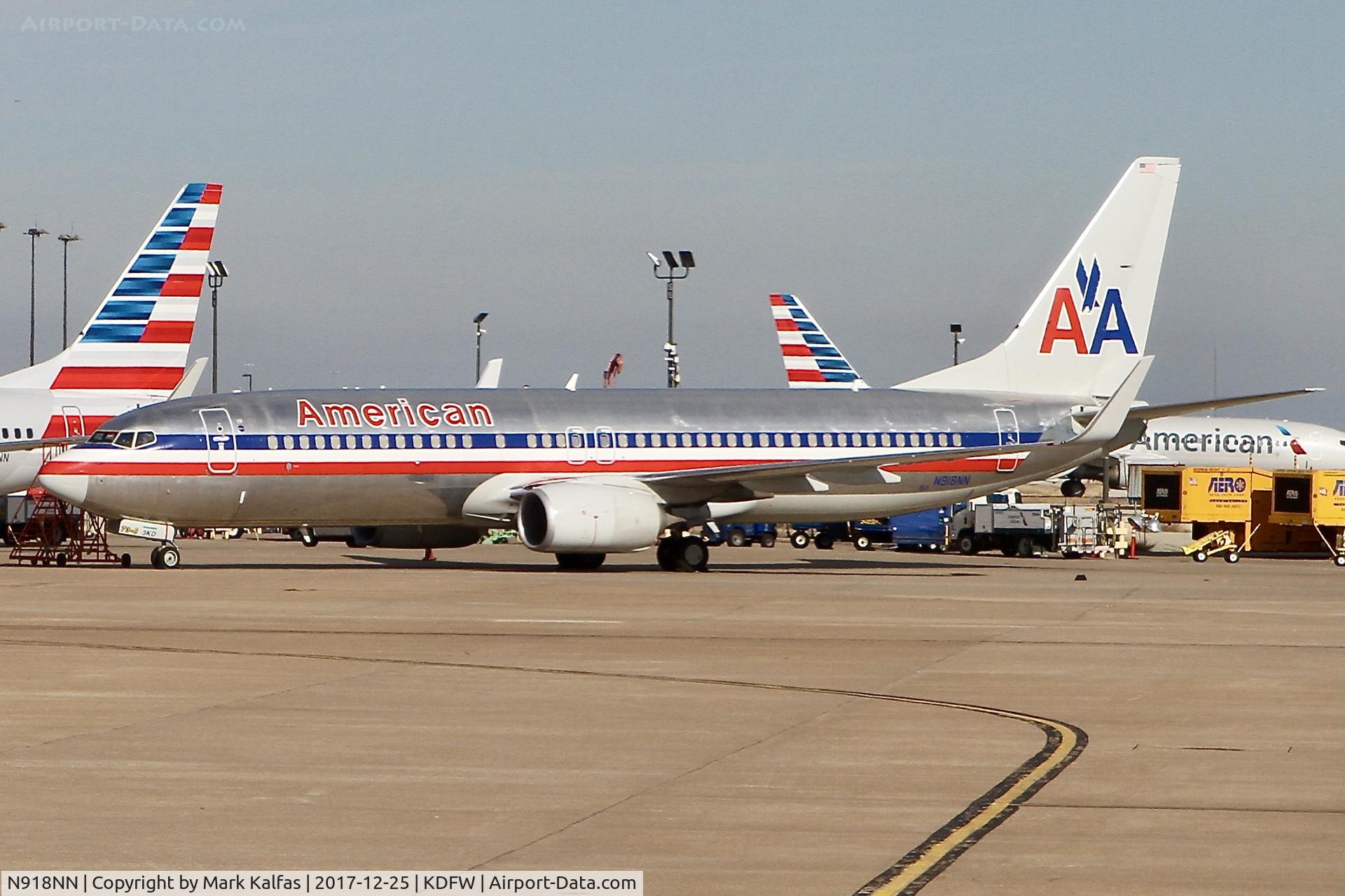 N918NN, 2013 Boeing 737-823 C/N 33228, B738 American Airlines Boeing 737-823 N918NN at DFW