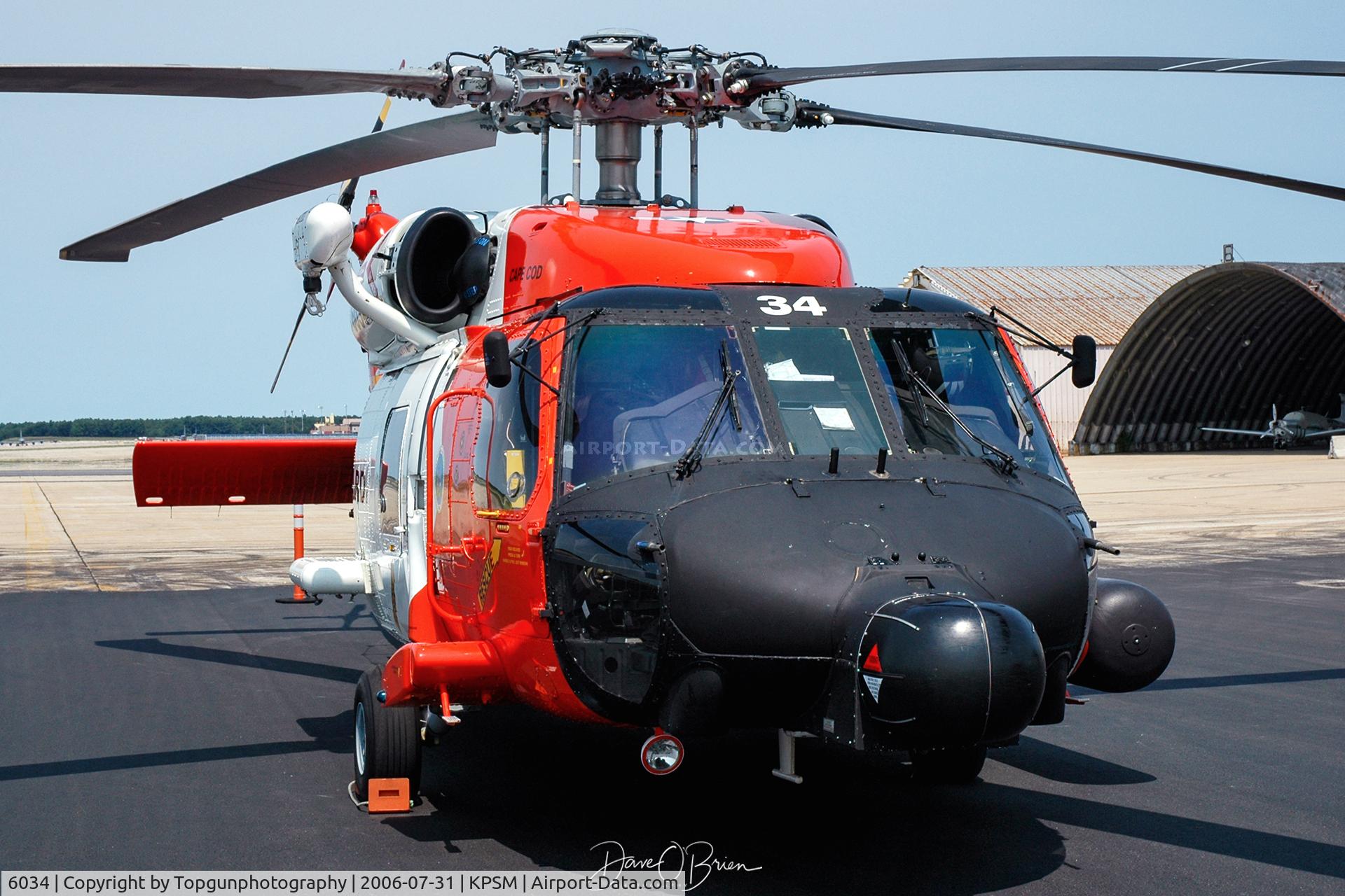 6034, Sikorsky HH-60J Jayhawk C/N 70.1955, Jayhawk from Air Station Cape Cod