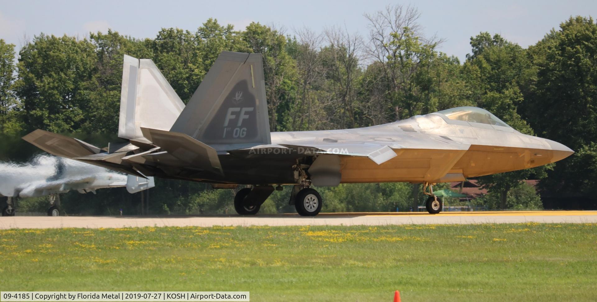 09-4185, Lockheed Martin F-22A Raptor C/N 4185, OSH 2019 zx