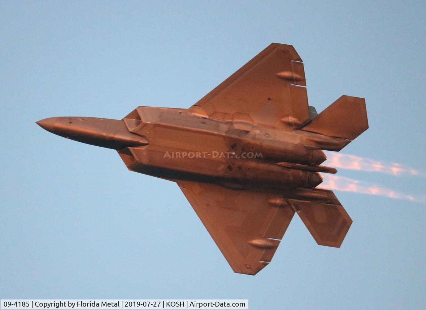09-4185, Lockheed Martin F-22A Raptor C/N 4185, OSH 2019 zx