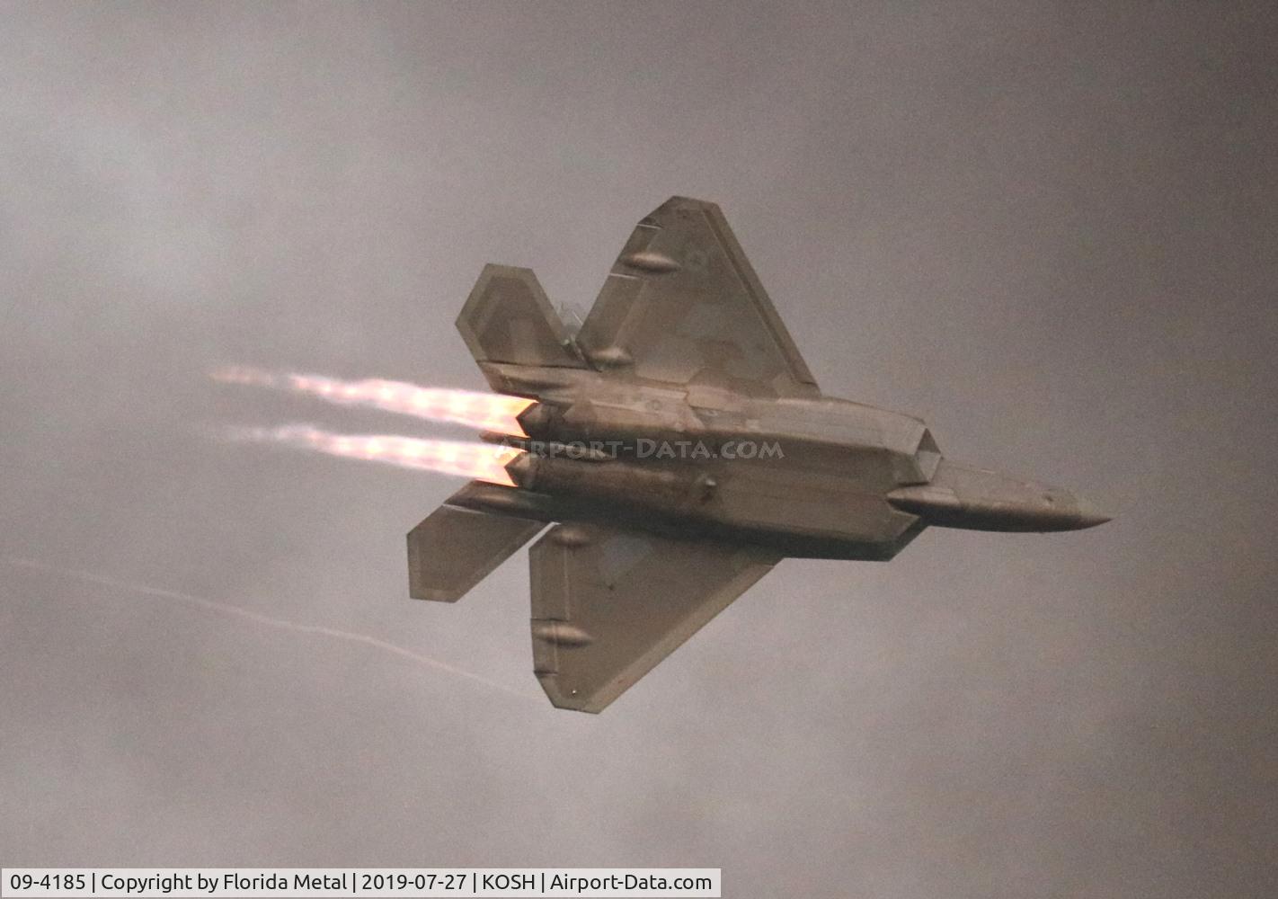 09-4185, Lockheed Martin F-22A Raptor C/N 4185, OSH 2019 zx