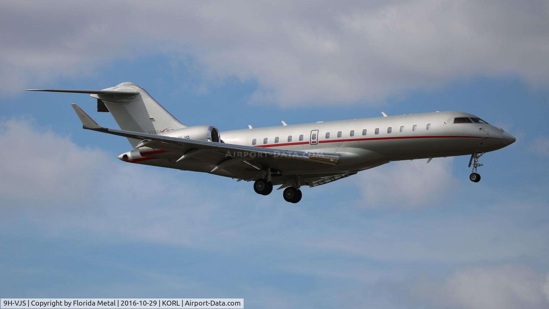 9H-VJS, 2015 Bombardier BD-700-1A10 Global 6000 C/N 9711, Global 6000 zx