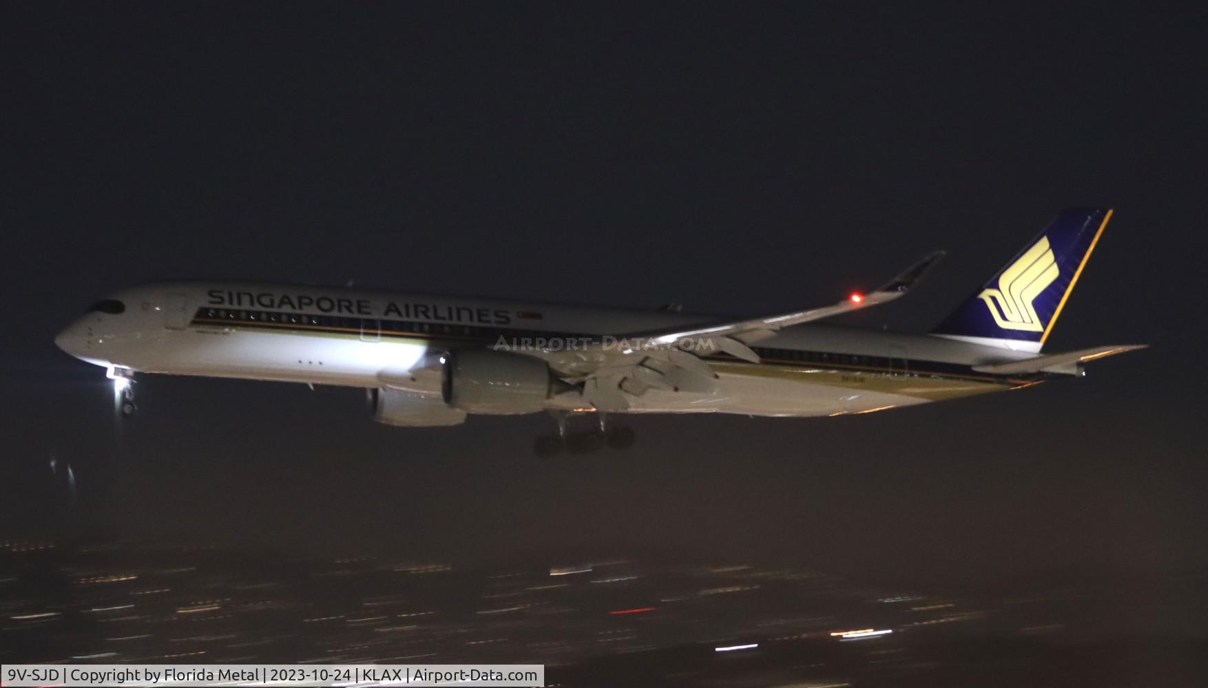 9V-SJD, 2022 Airbus A350-941 C/N 569, SIA A359 zx SIN-LAX