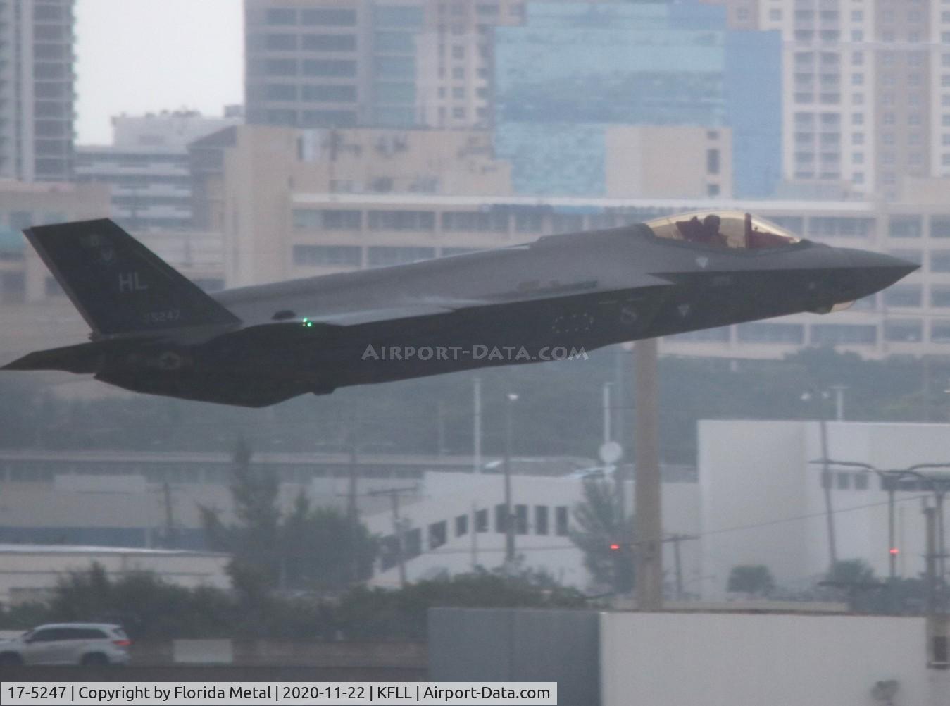 17-5247, 2017 Lockheed Martin F-35A C/N AF-189, F-35A zx