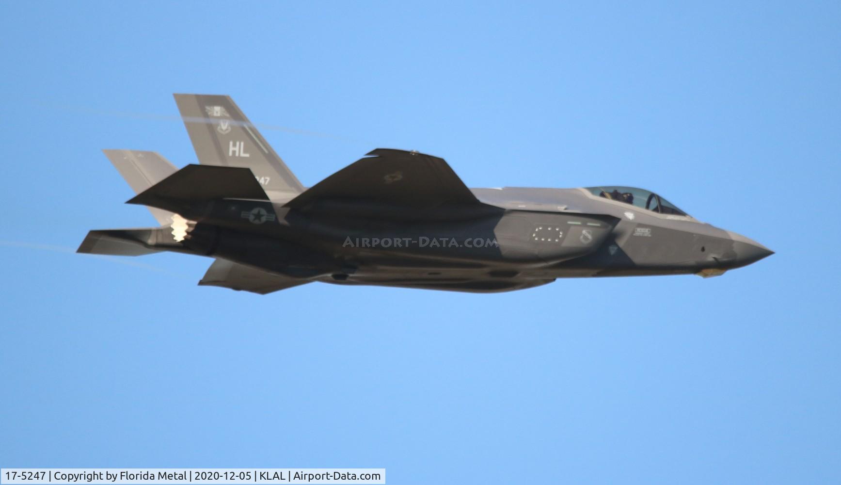 17-5247, 2017 Lockheed Martin F-35A C/N AF-189, F-35A zx