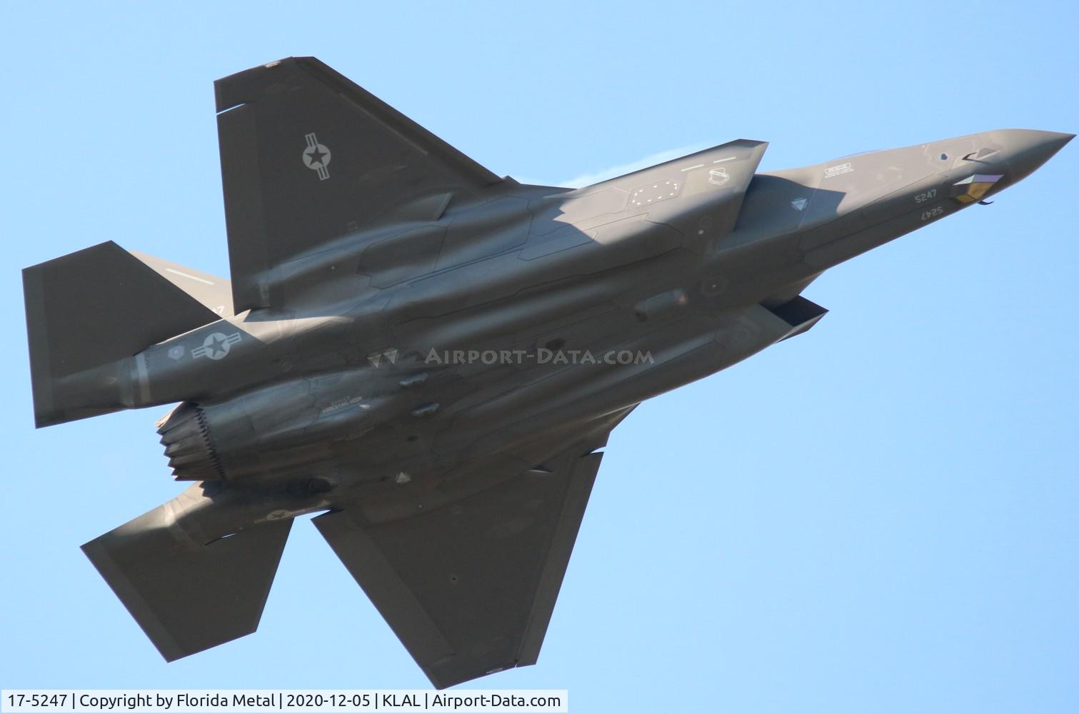 17-5247, 2017 Lockheed Martin F-35A C/N AF-189, F-35A zx