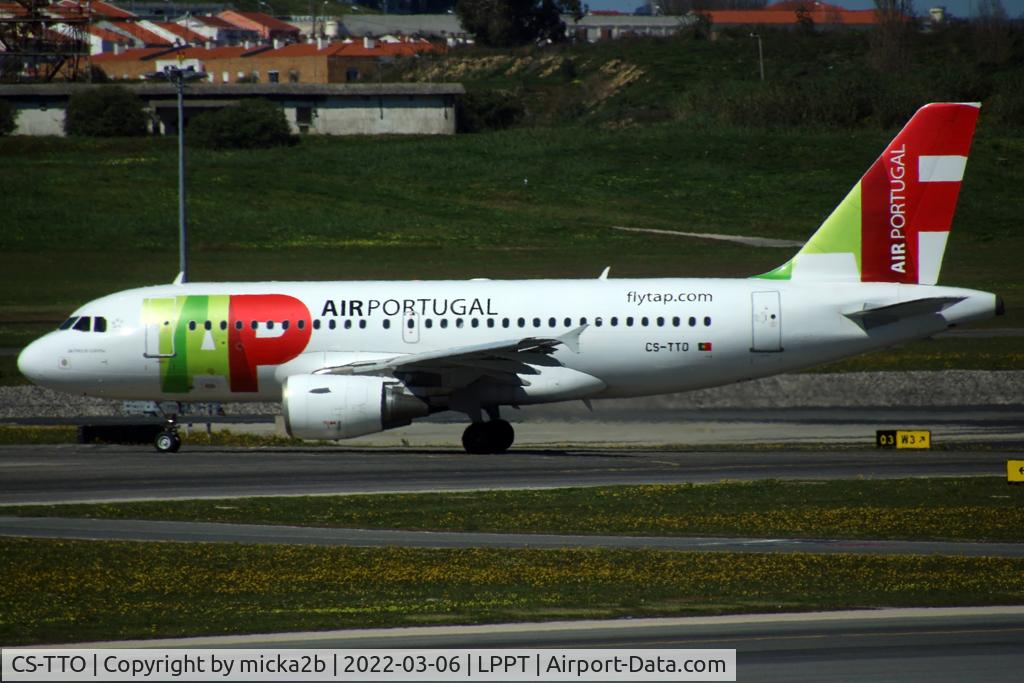 CS-TTO, 1999 Airbus A319-111 C/N 1127, Taxiing, new titles TAP Air Portugal