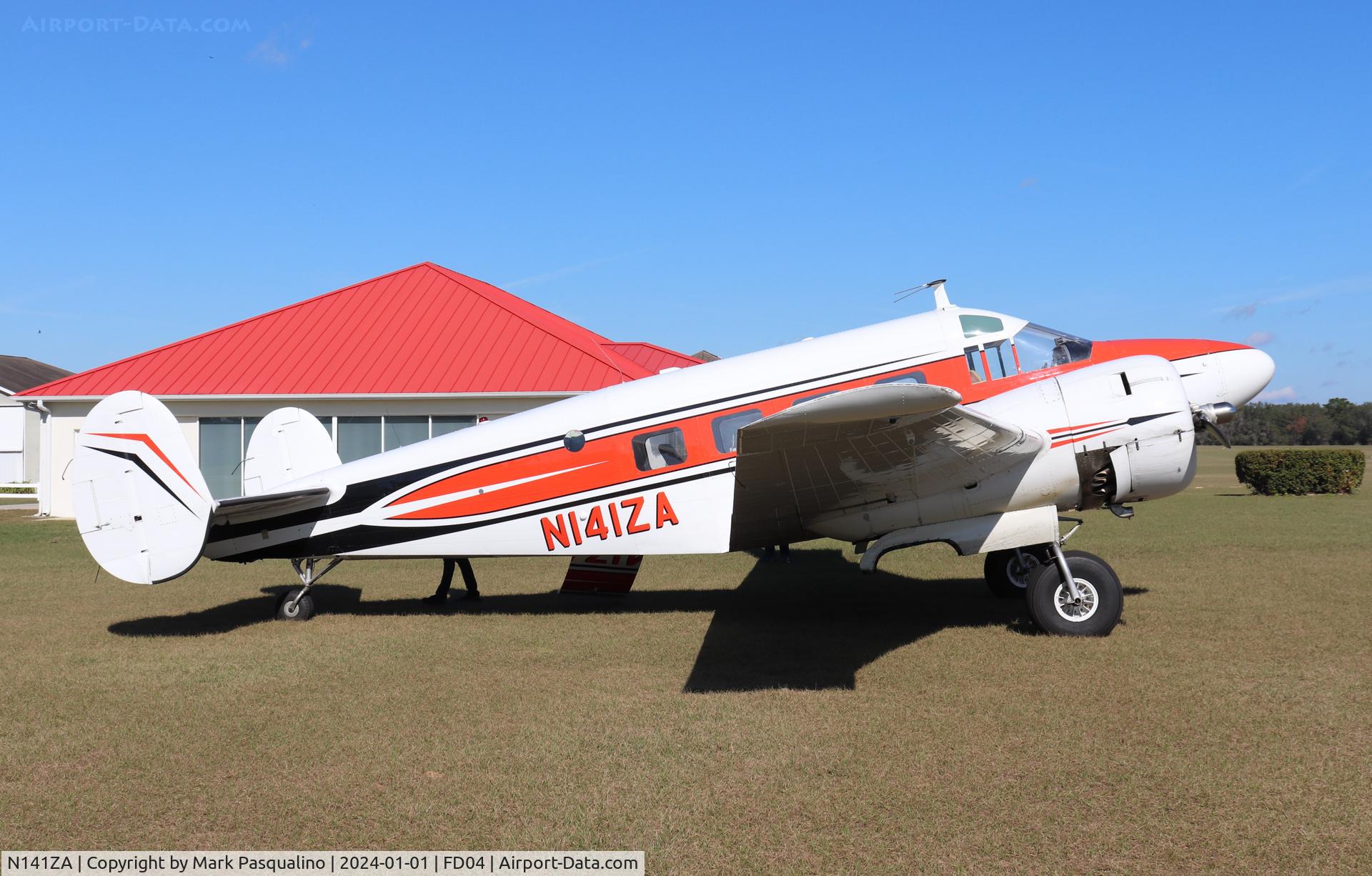 N141ZA, 1956 Beech E18S C/N BA-178, Beech E18S