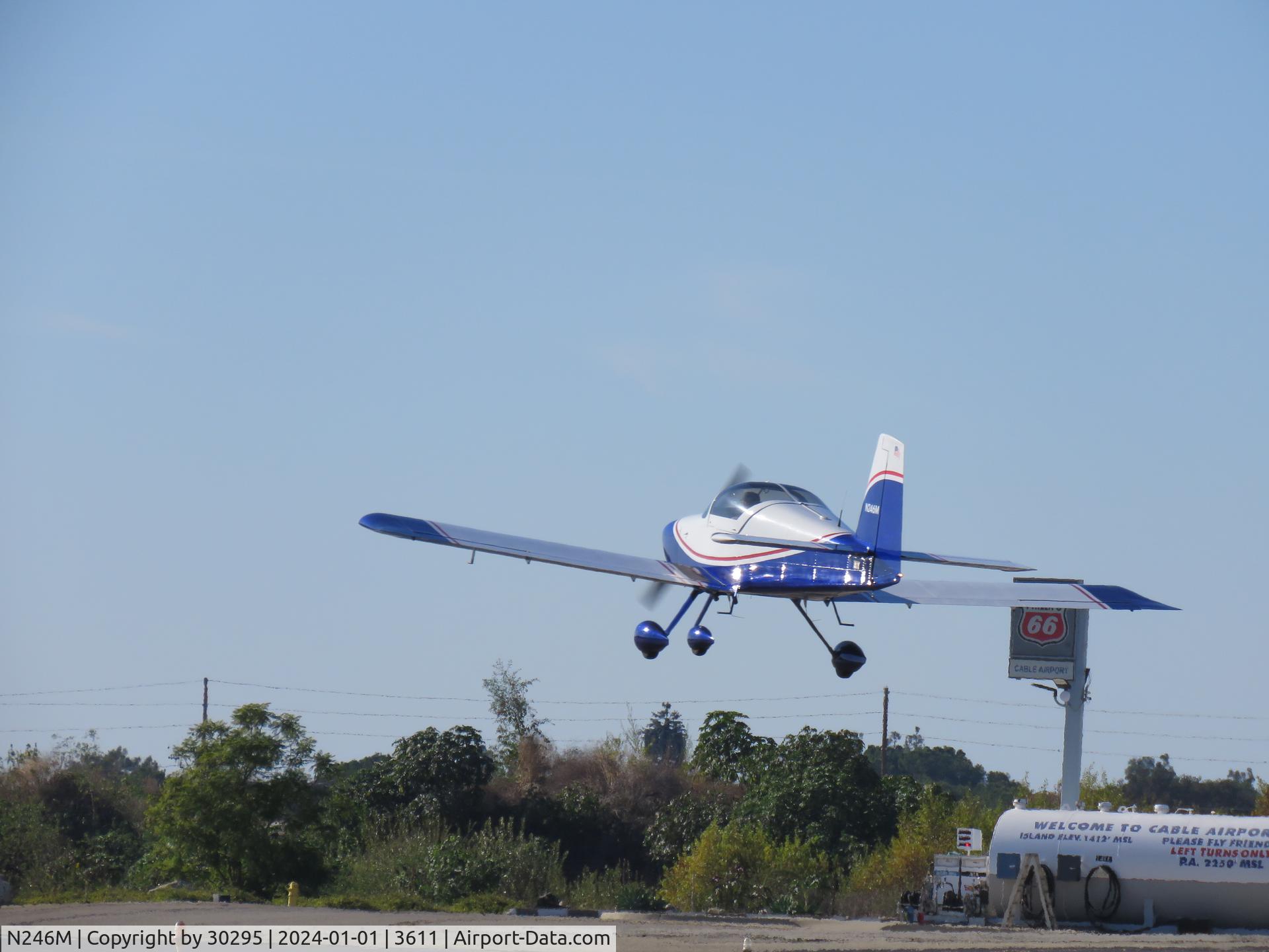 N246M, 2011 Van's RV-9A C/N 90572, Westbound