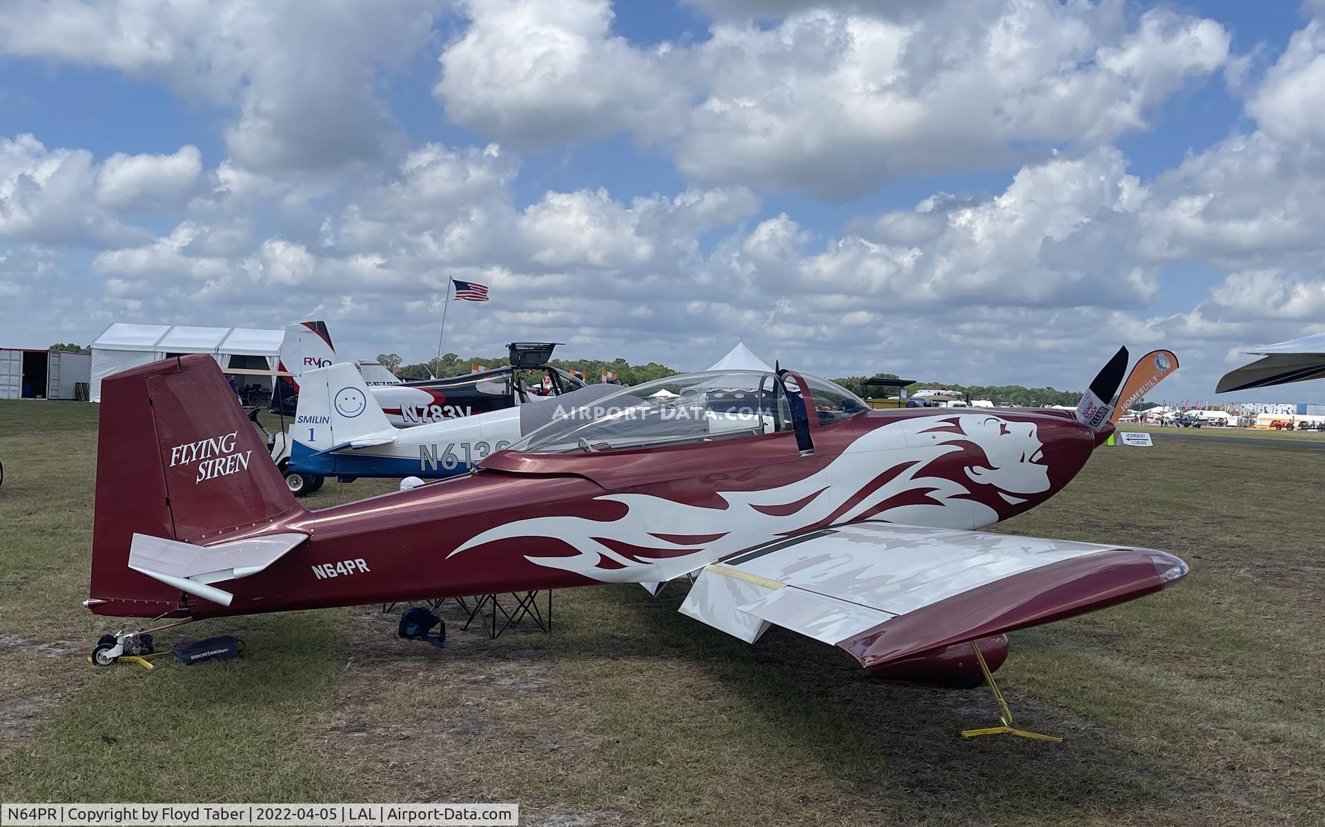 N64PR, 2007 Van's RV-8 C/N 82263, Sun n Fun 2022